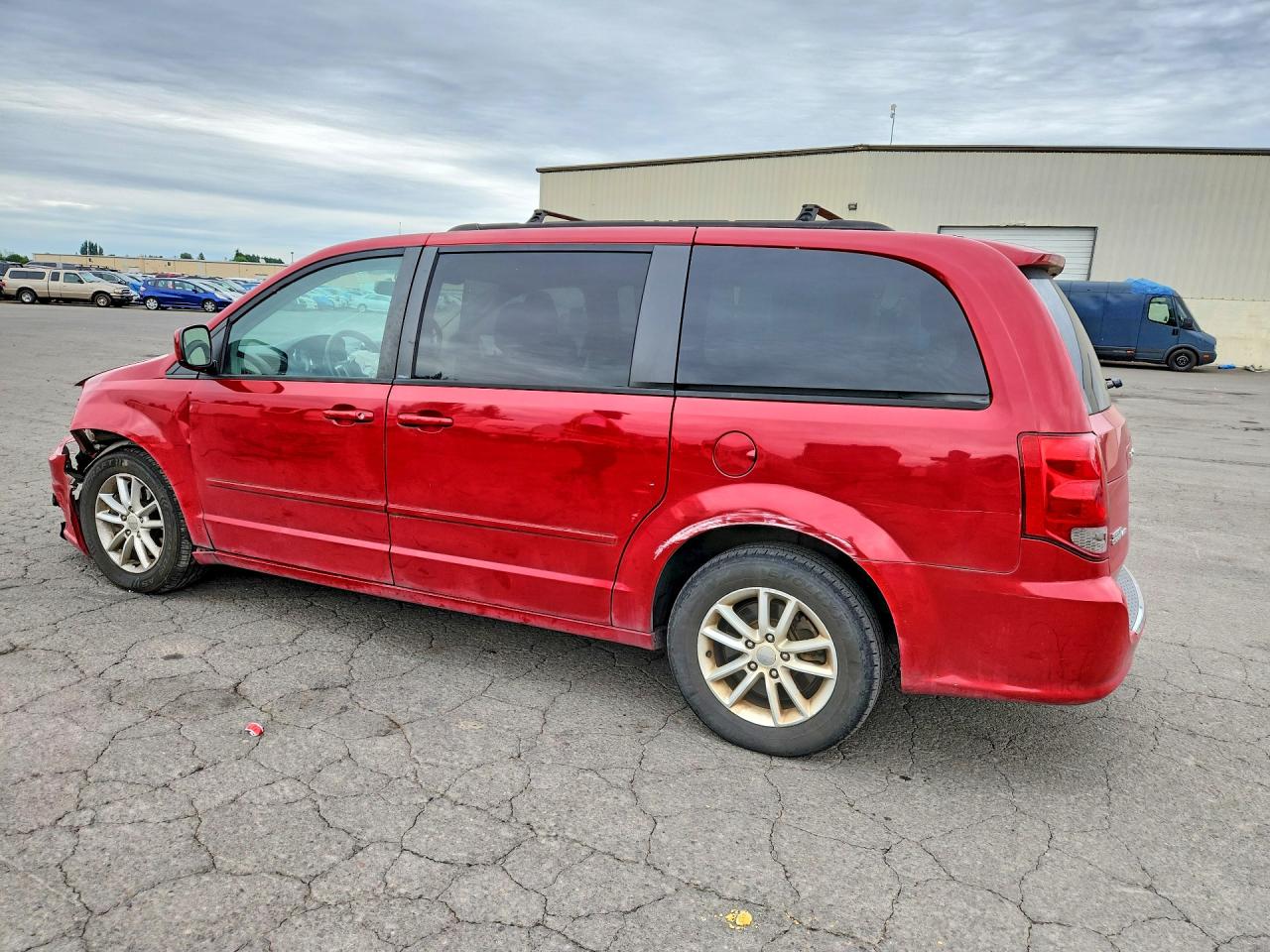 2013 Dodge Grand Caravan Sxt Красный vin: 2C4RDGCG7DR799154