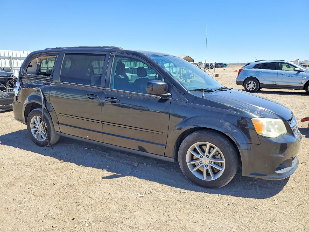2014 Dodge Grand Caravan Sxt Black vin: 2C4RDGCG7ER122784