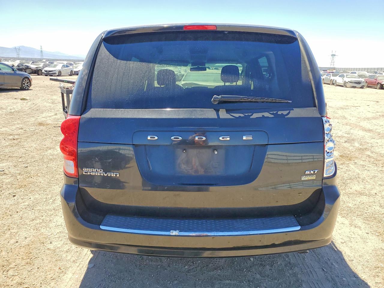 2014 Dodge Grand Caravan Sxt Black vin: 2C4RDGCG7ER122784
