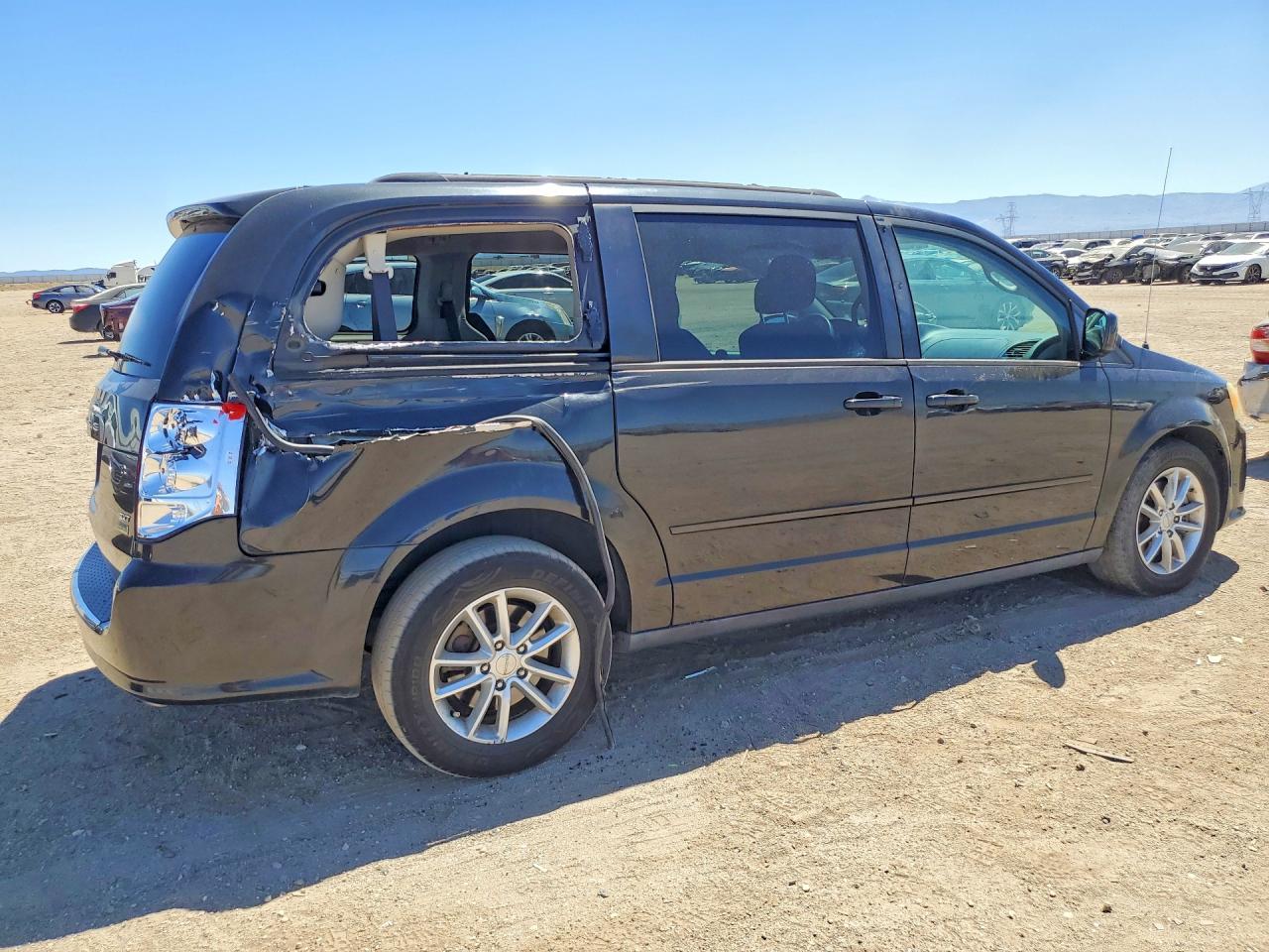 2014 Dodge Grand Caravan Sxt Black vin: 2C4RDGCG7ER122784