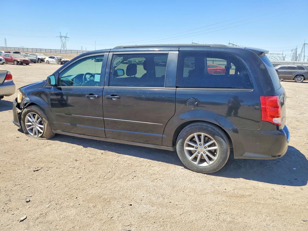 2014 Dodge Grand Caravan Sxt Black vin: 2C4RDGCG7ER122784