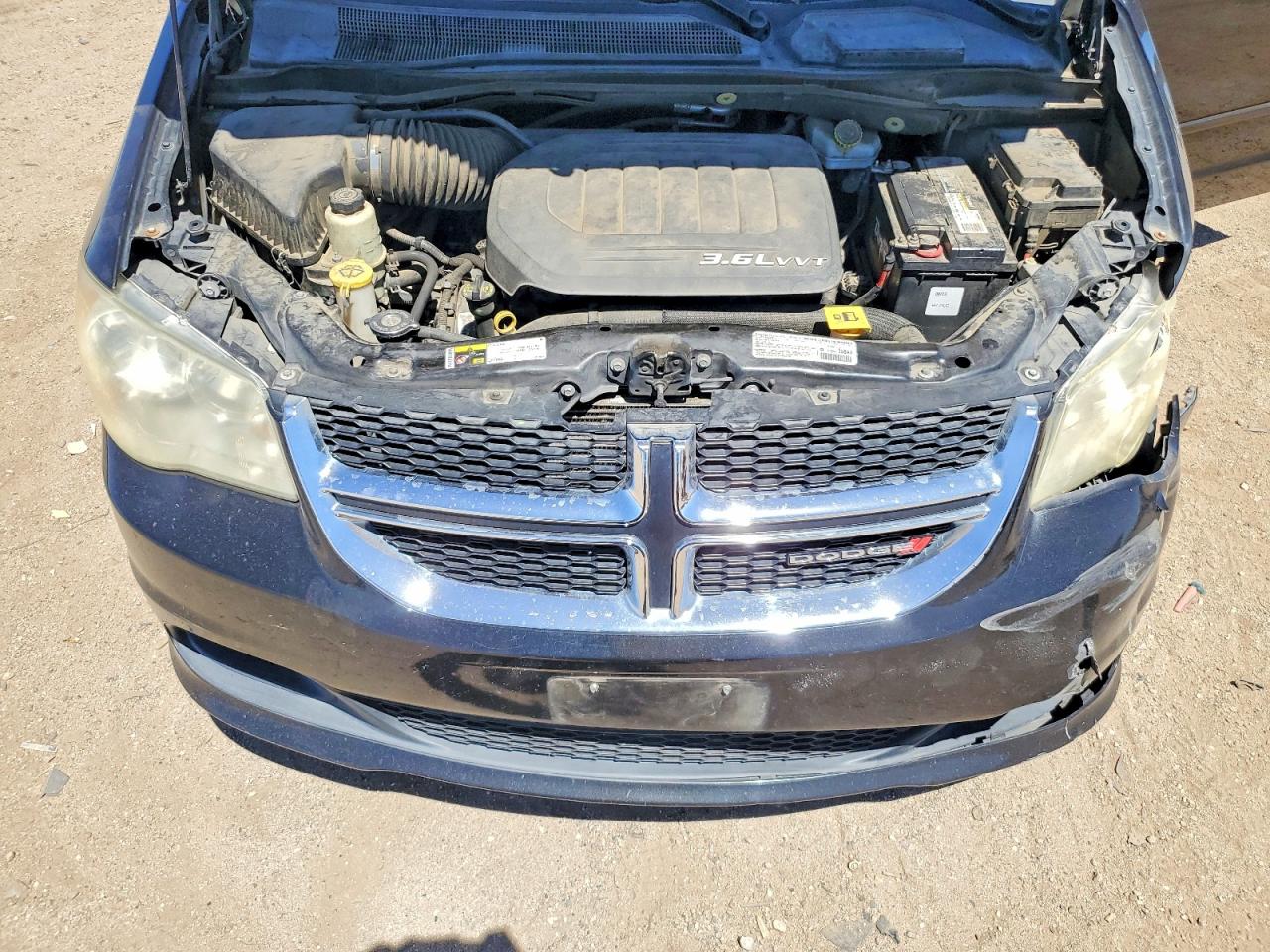2014 Dodge Grand Caravan Sxt Black vin: 2C4RDGCG7ER122784