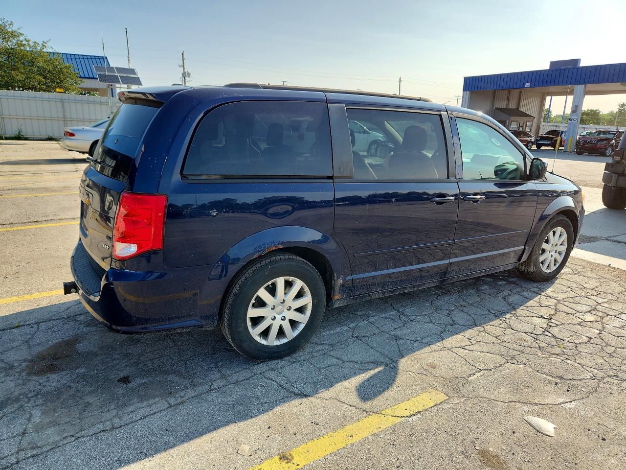 2014 Dodge Grand Caravan Sxt Синий vin: 2C4RDGCG7ER184038