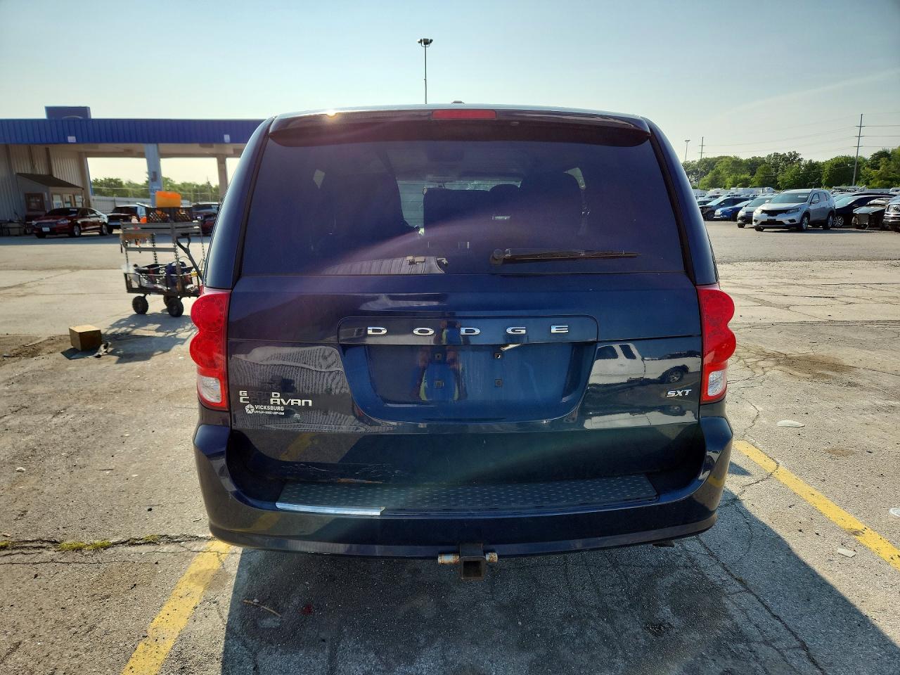 2014 Dodge Grand Caravan Sxt Синий vin: 2C4RDGCG7ER184038