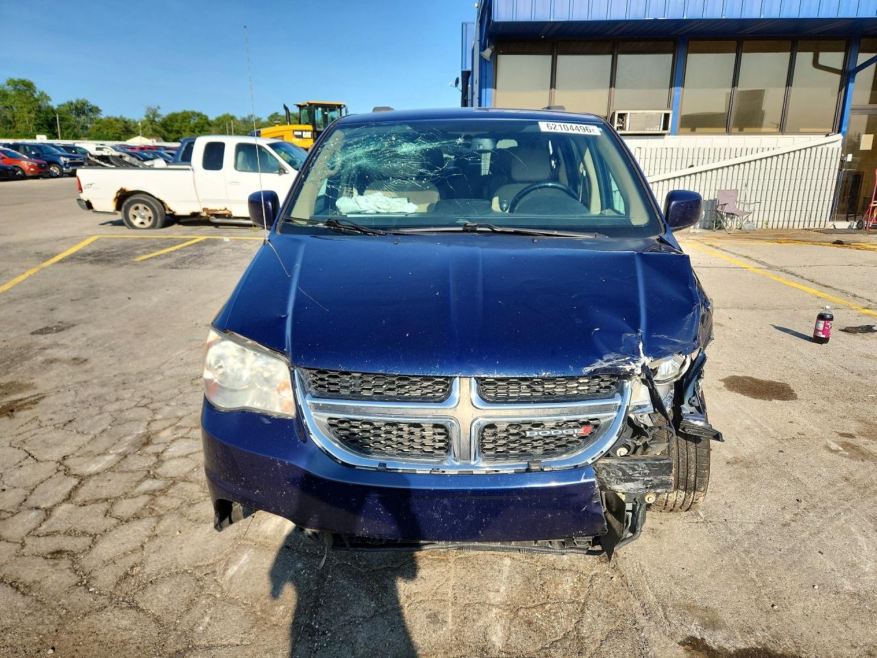 2014 Dodge Grand Caravan Sxt Синий vin: 2C4RDGCG7ER184038