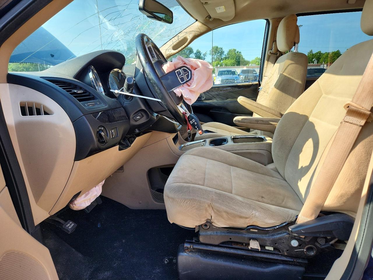 2014 Dodge Grand Caravan Sxt Синий vin: 2C4RDGCG7ER184038
