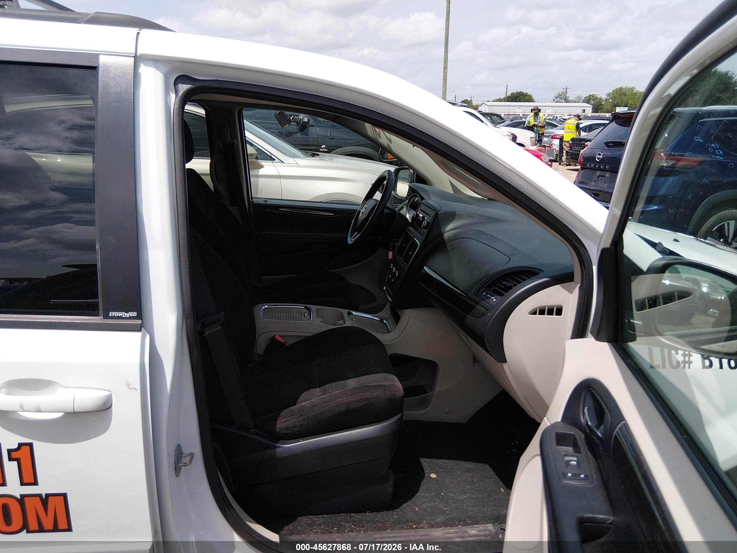 2014 Dodge Grand Caravan Sxt Белый vin: 2C4RDGCG7ER202487