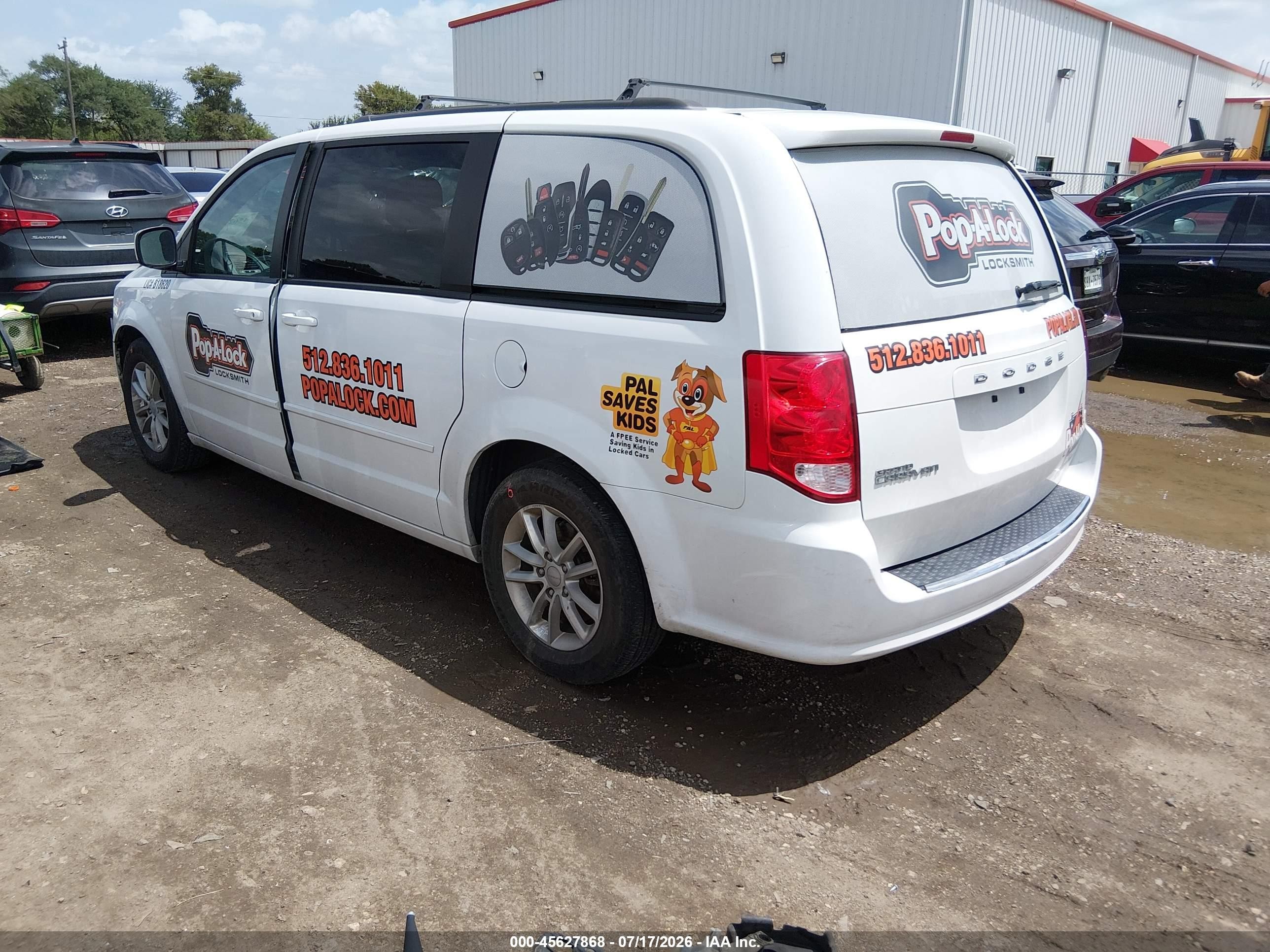 2014 Dodge Grand Caravan Sxt Белый vin: 2C4RDGCG7ER202487