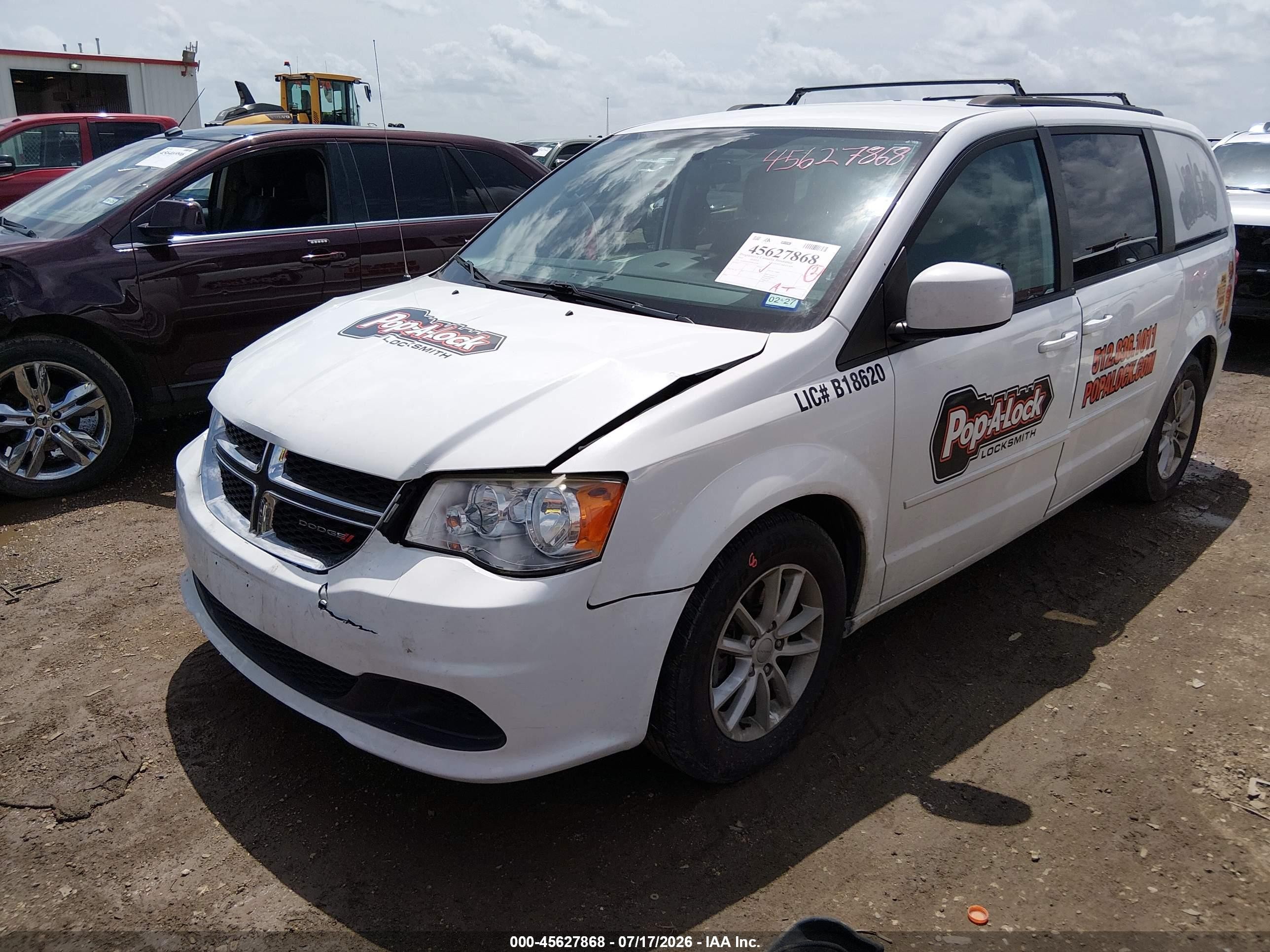 2014 Dodge Grand Caravan Sxt Белый vin: 2C4RDGCG7ER202487