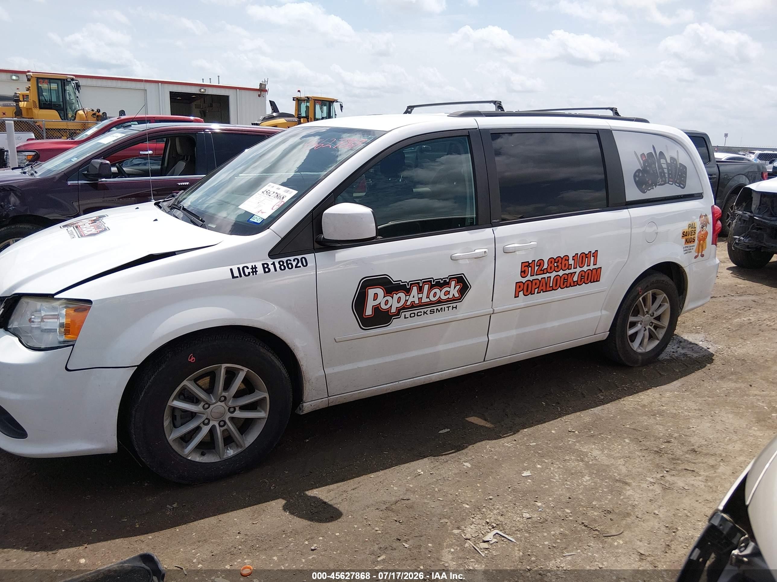 2014 Dodge Grand Caravan Sxt Белый vin: 2C4RDGCG7ER202487
