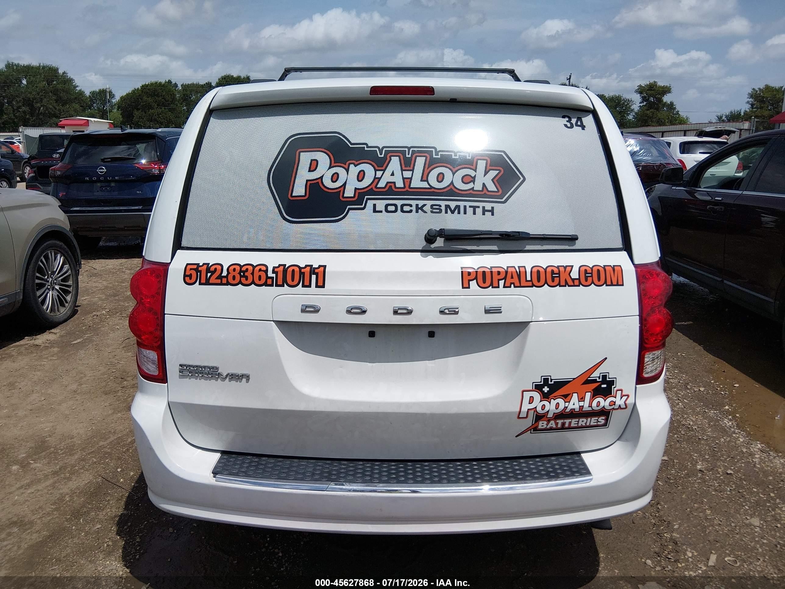 2014 Dodge Grand Caravan Sxt Белый vin: 2C4RDGCG7ER202487