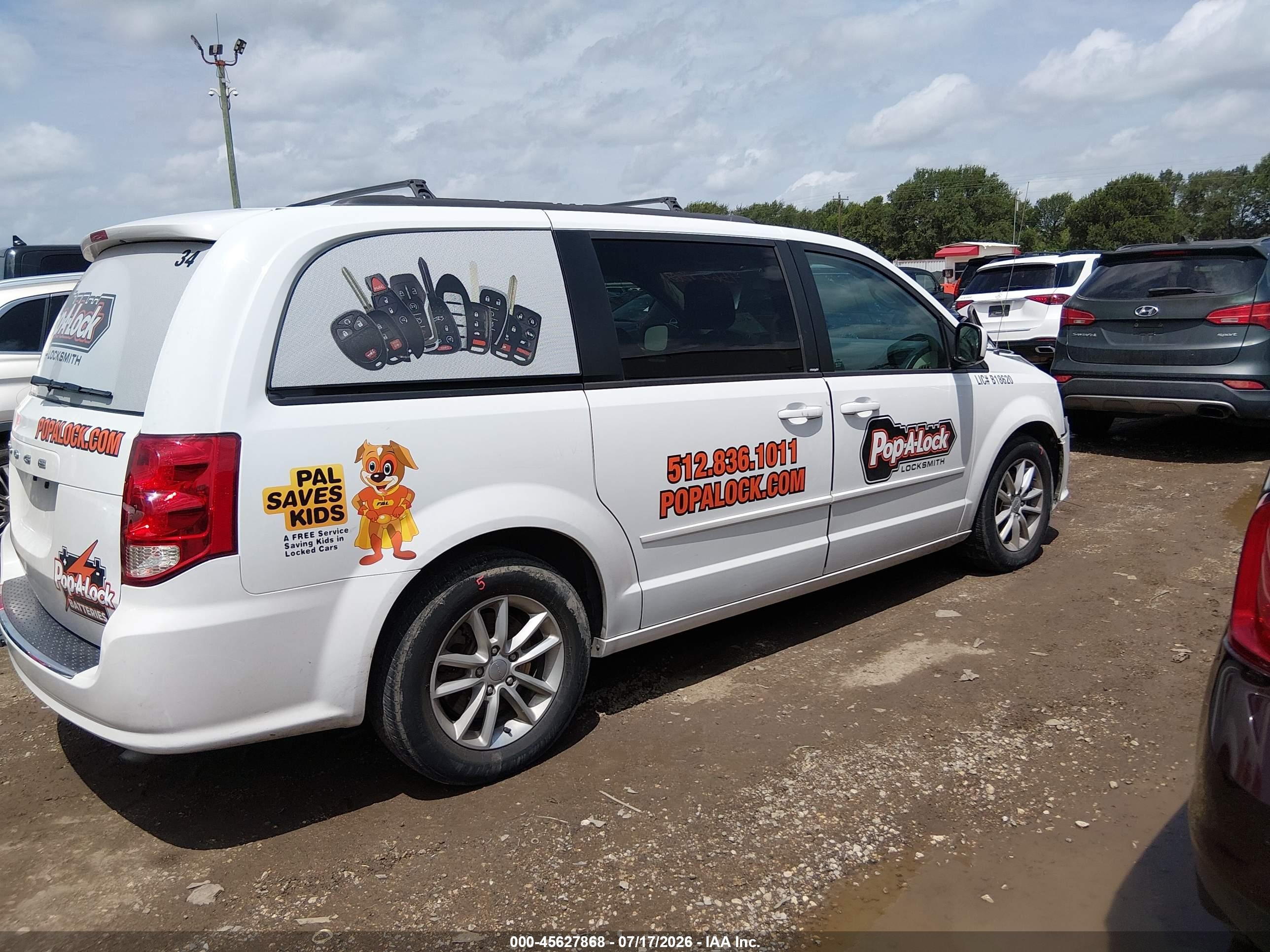 2014 Dodge Grand Caravan Sxt Белый vin: 2C4RDGCG7ER202487