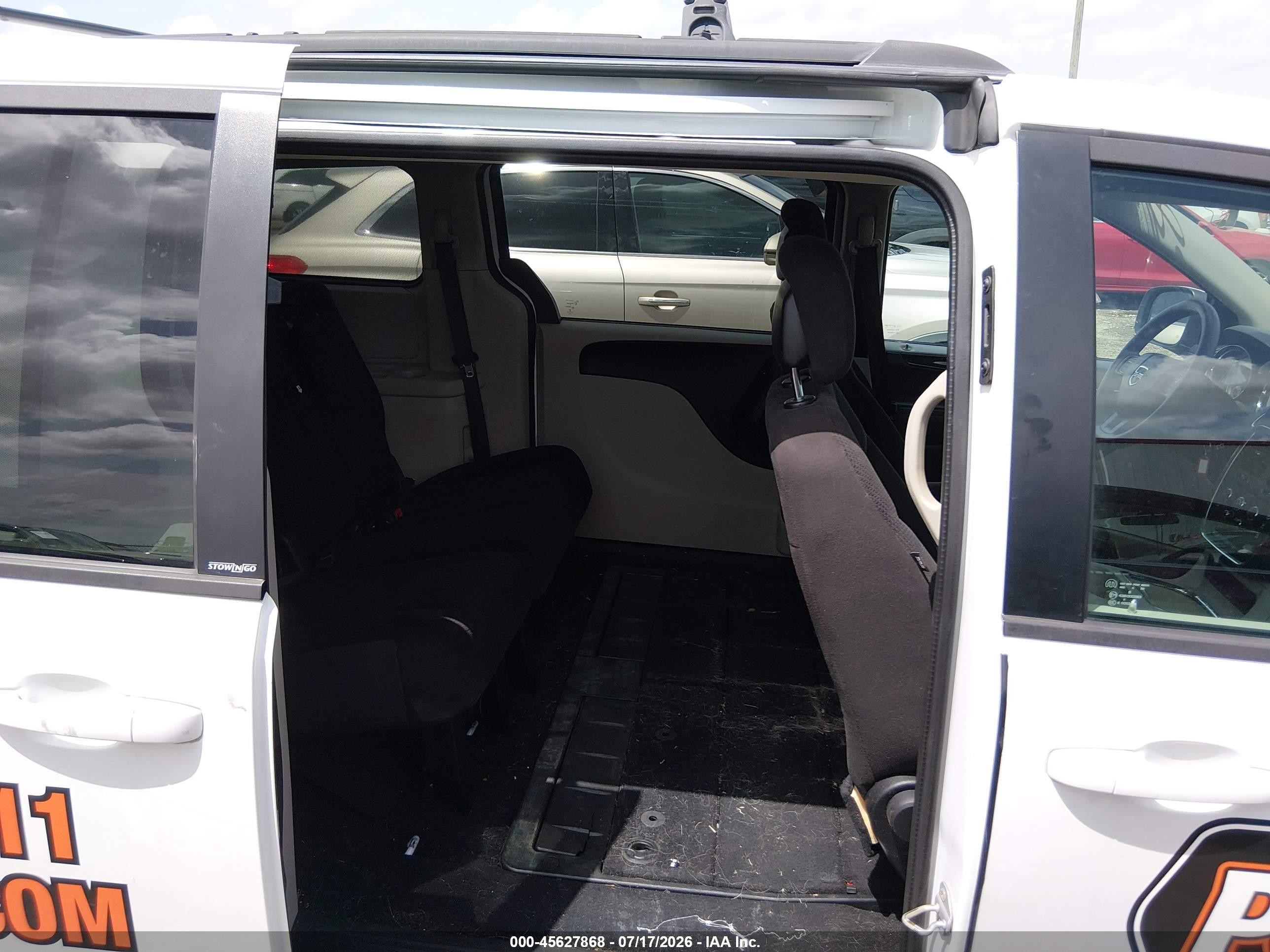 2014 Dodge Grand Caravan Sxt Белый vin: 2C4RDGCG7ER202487