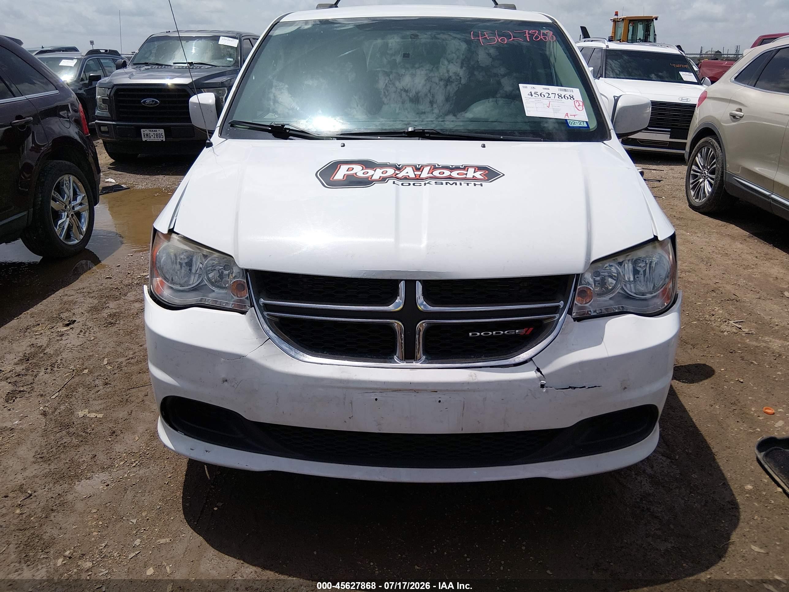 2014 Dodge Grand Caravan Sxt Белый vin: 2C4RDGCG7ER202487