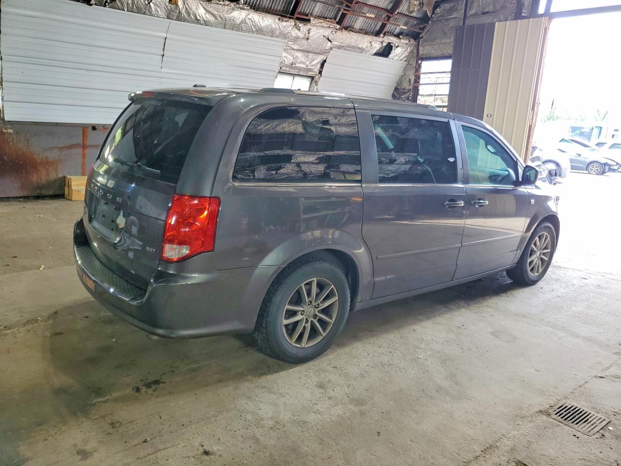 2014 Dodge Grand Caravan Sxt Gray vin: 2C4RDGCG7ER223372