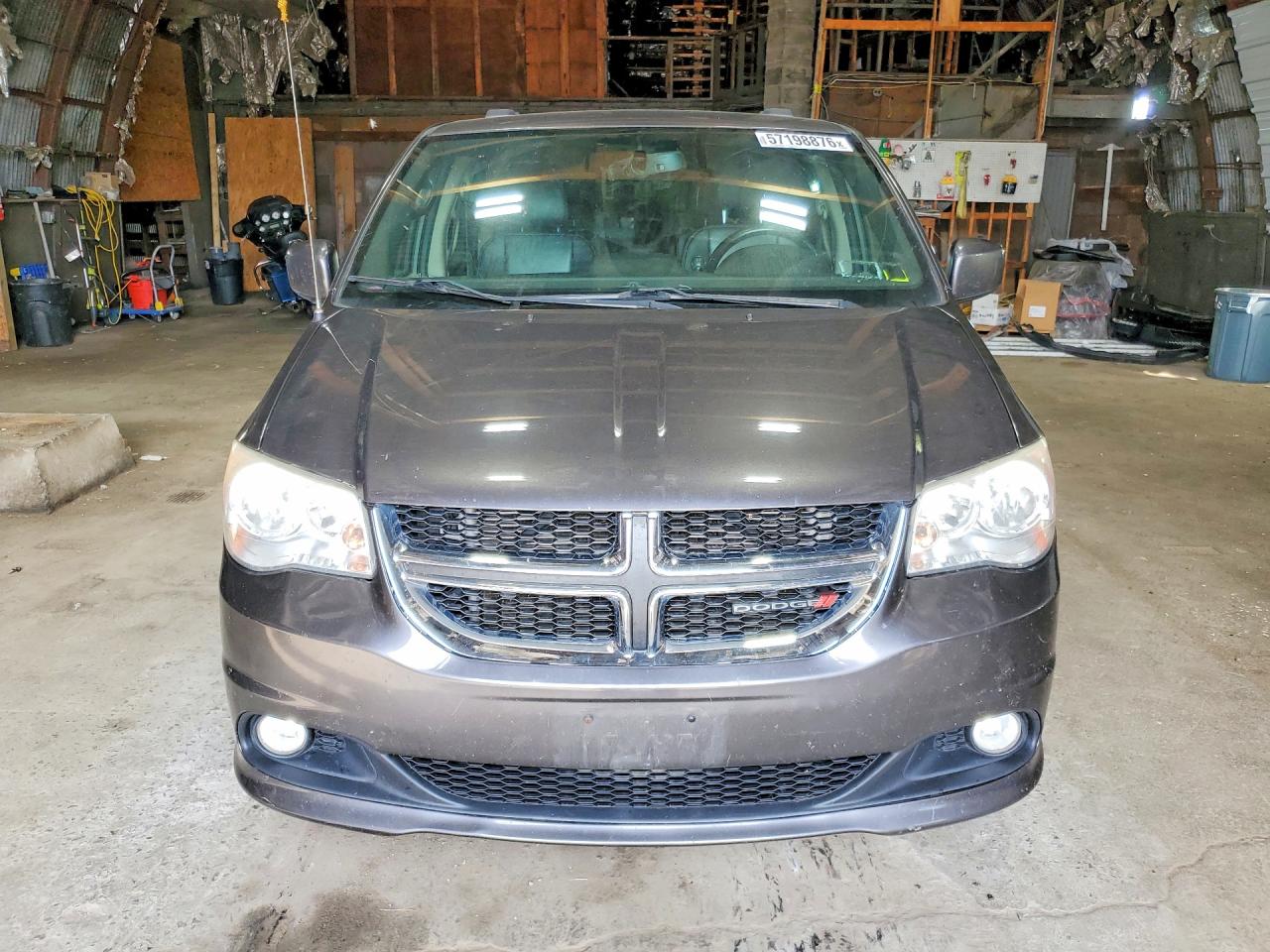 2014 Dodge Grand Caravan Sxt Gray vin: 2C4RDGCG7ER223372