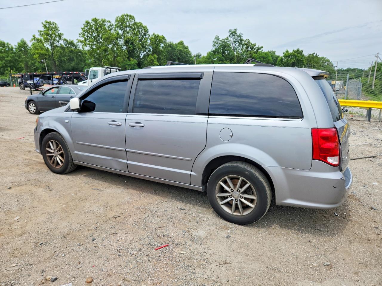 2014 Dodge Grand Caravan Sxt Gray vin: 2C4RDGCG7ER258087