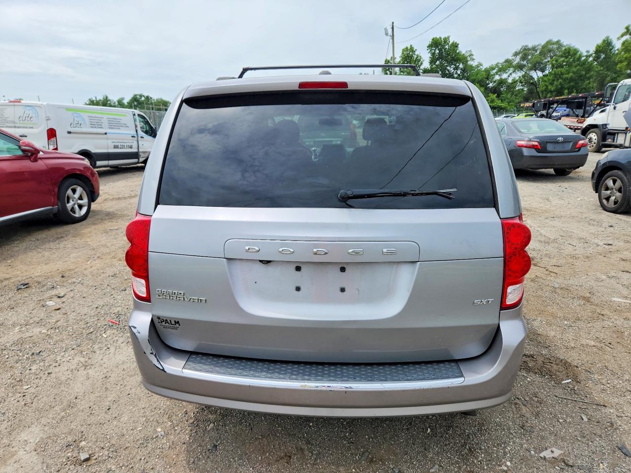 2014 Dodge Grand Caravan Sxt Gray vin: 2C4RDGCG7ER258087