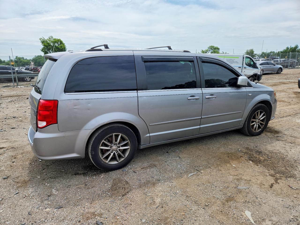 2014 Dodge Grand Caravan Sxt Gray vin: 2C4RDGCG7ER258087