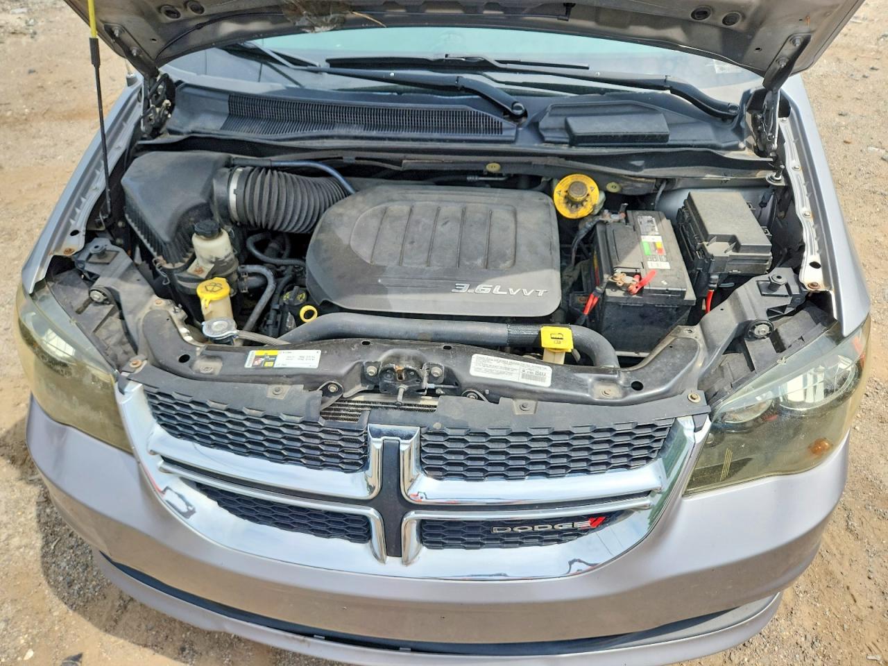 2014 Dodge Grand Caravan Sxt Gray vin: 2C4RDGCG7ER258087