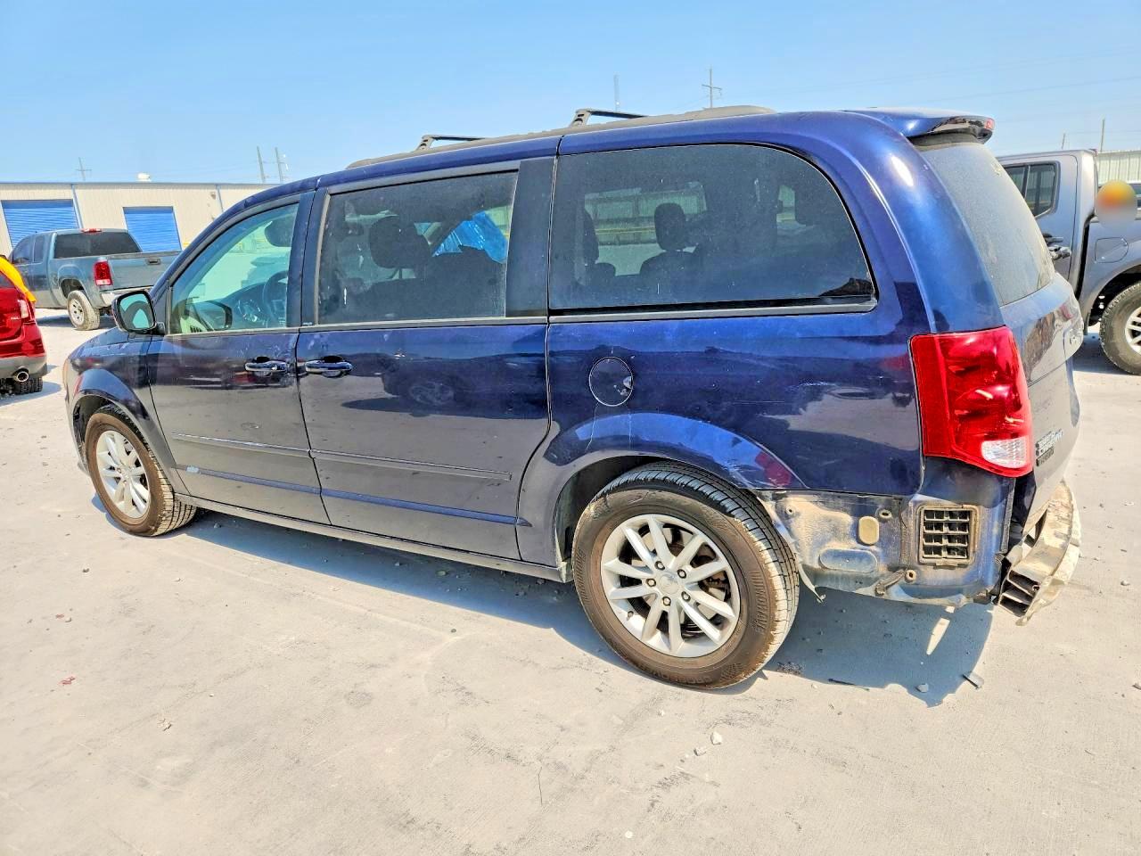 2014 Dodge Grand Caravan Sxt Blue vin: 2C4RDGCG7ER321866