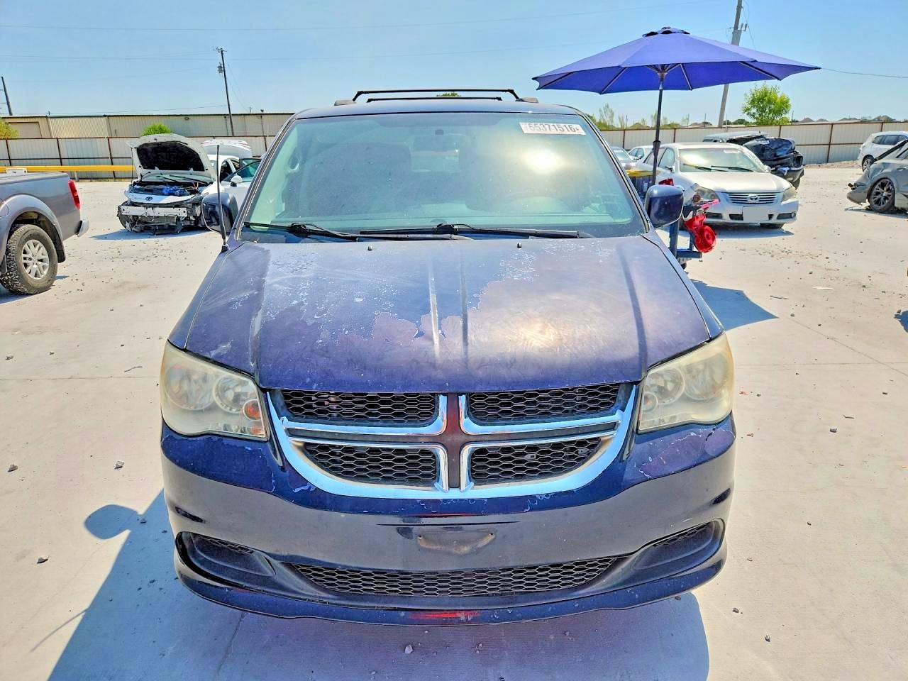 2014 Dodge Grand Caravan Sxt Blue vin: 2C4RDGCG7ER321866