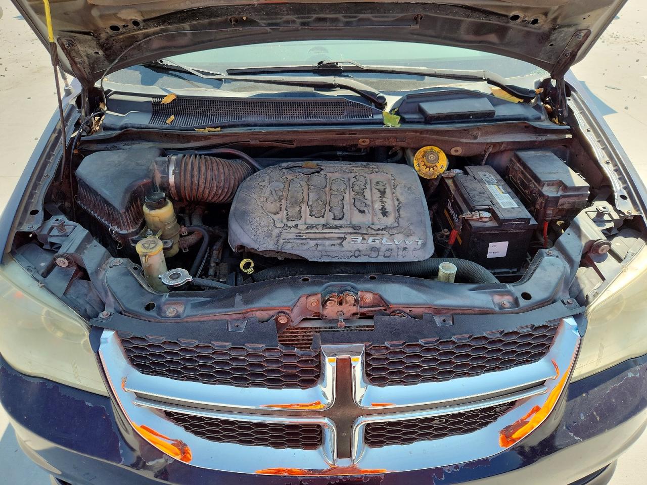 2014 Dodge Grand Caravan Sxt Blue vin: 2C4RDGCG7ER321866