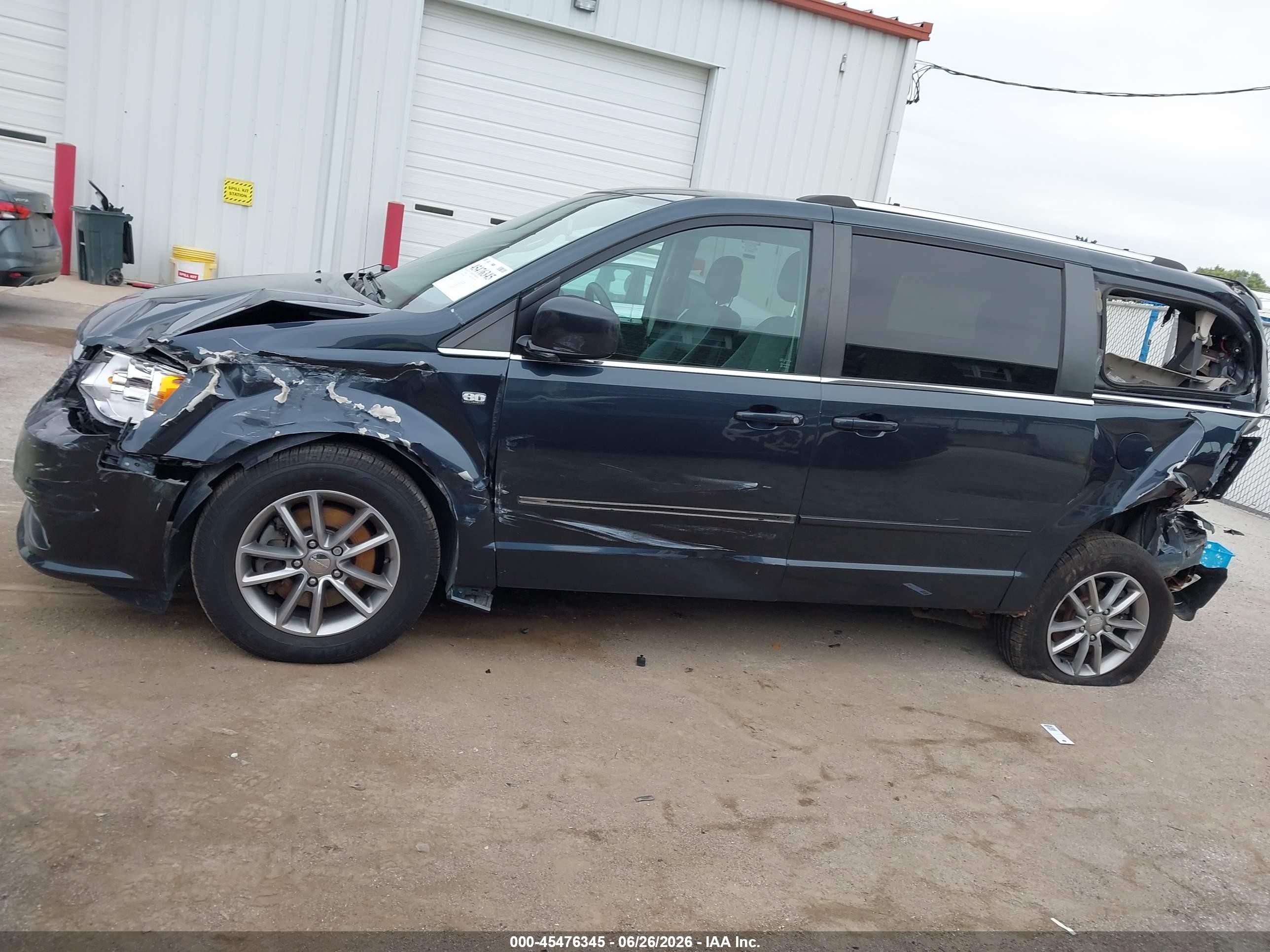 2014 Dodge Grand Caravan Sxt 30th Anniversary Light Blue vin: 2C4RDGCG7ER470892
