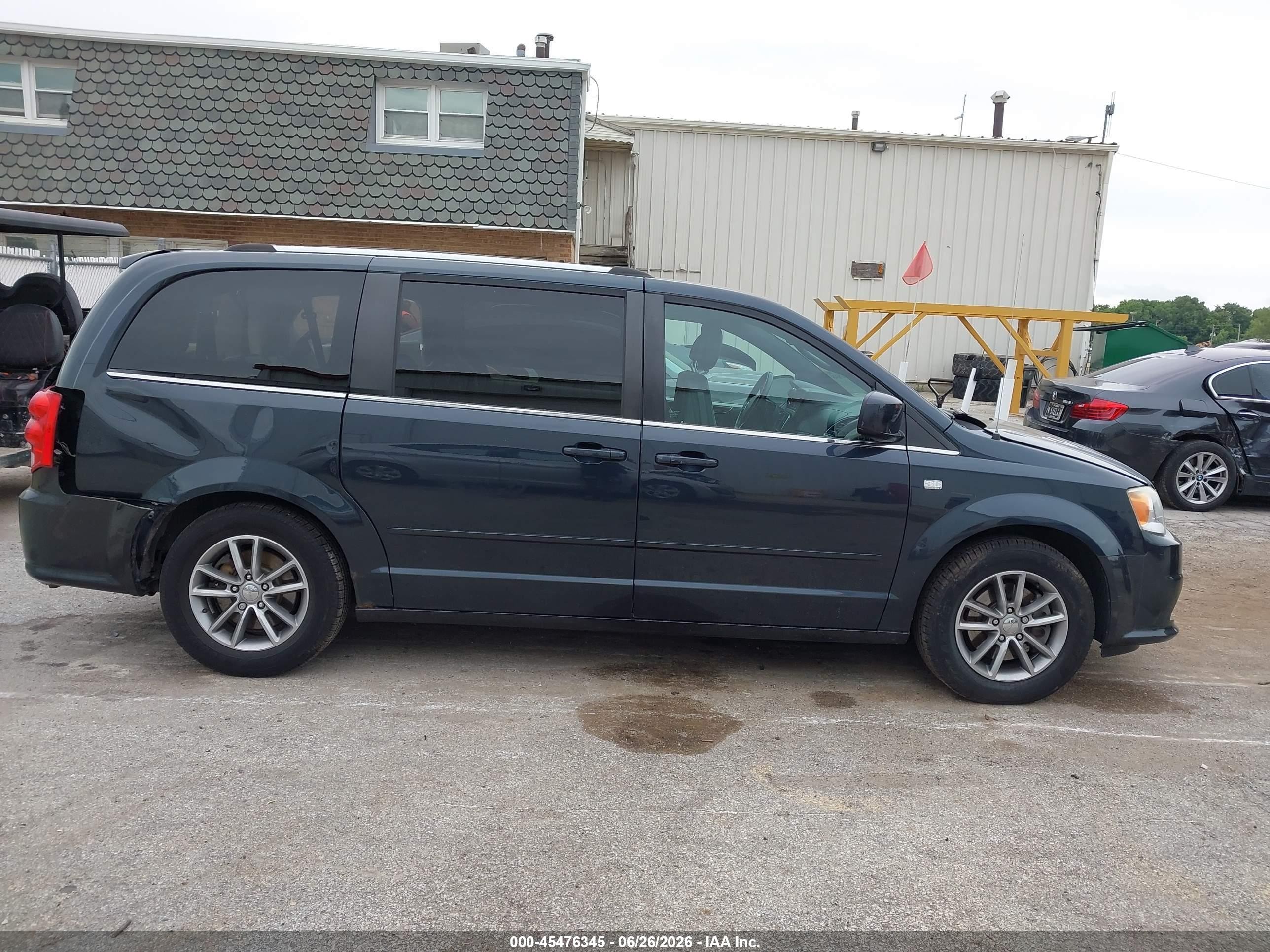2014 Dodge Grand Caravan Sxt 30th Anniversary Light Blue vin: 2C4RDGCG7ER470892