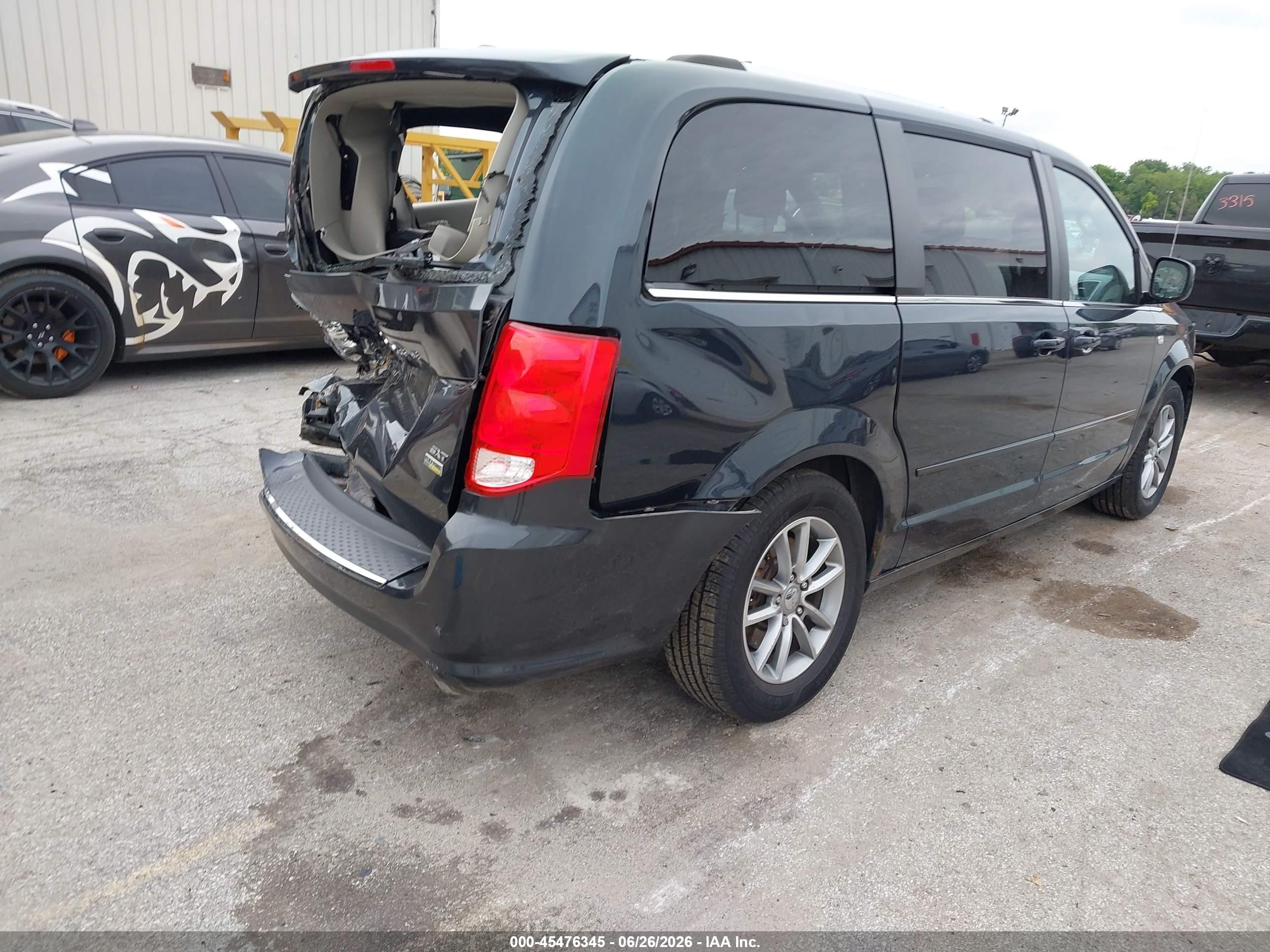 2014 Dodge Grand Caravan Sxt 30th Anniversary Light Blue vin: 2C4RDGCG7ER470892