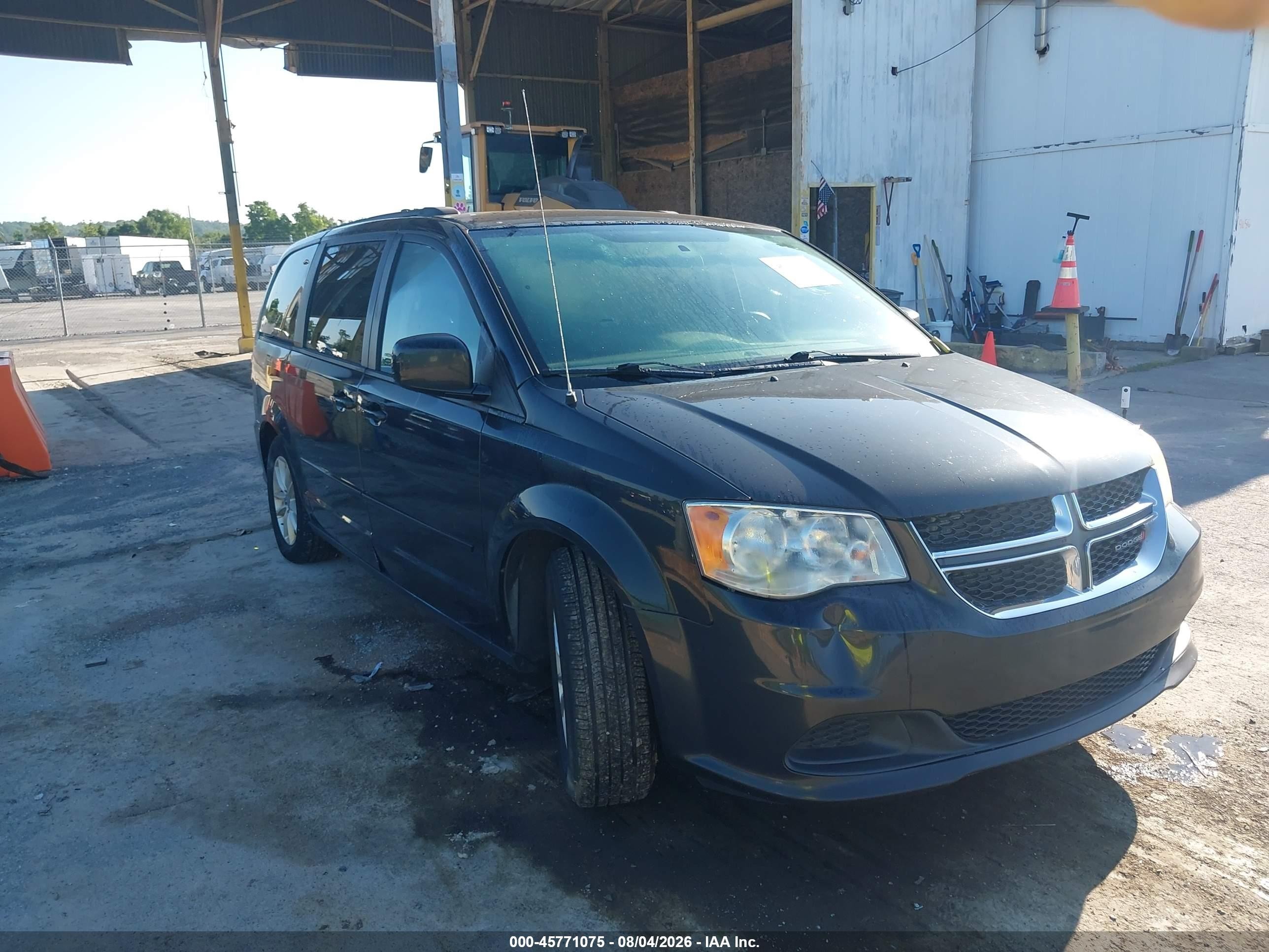2014 Dodge Grand Caravan Sxt Black vin: 2C4RDGCG7ER476949