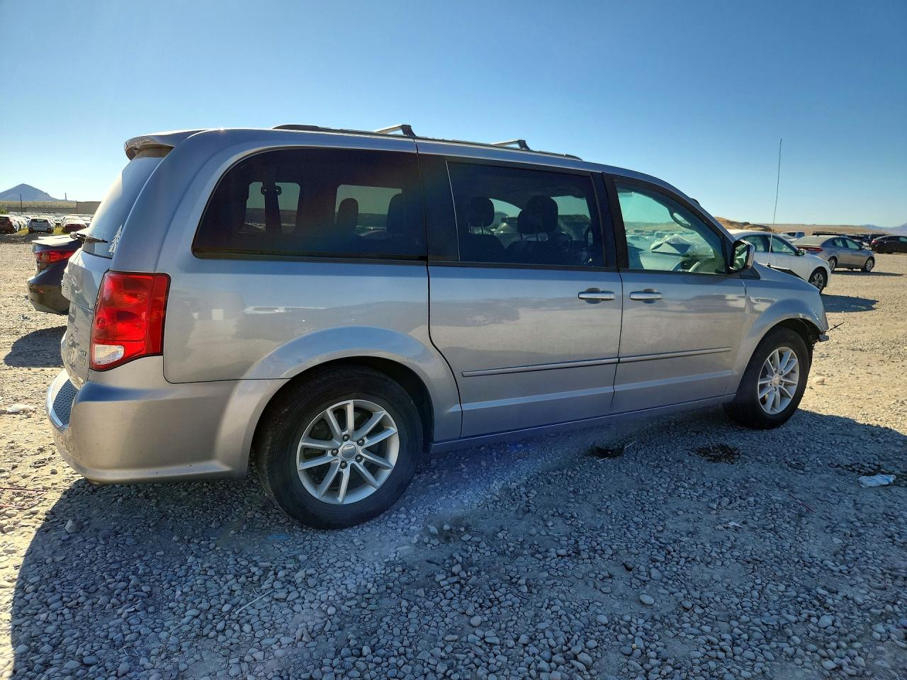 2014 Dodge Grand Caravan Sxt Gray vin: 2C4RDGCG7ER478703
