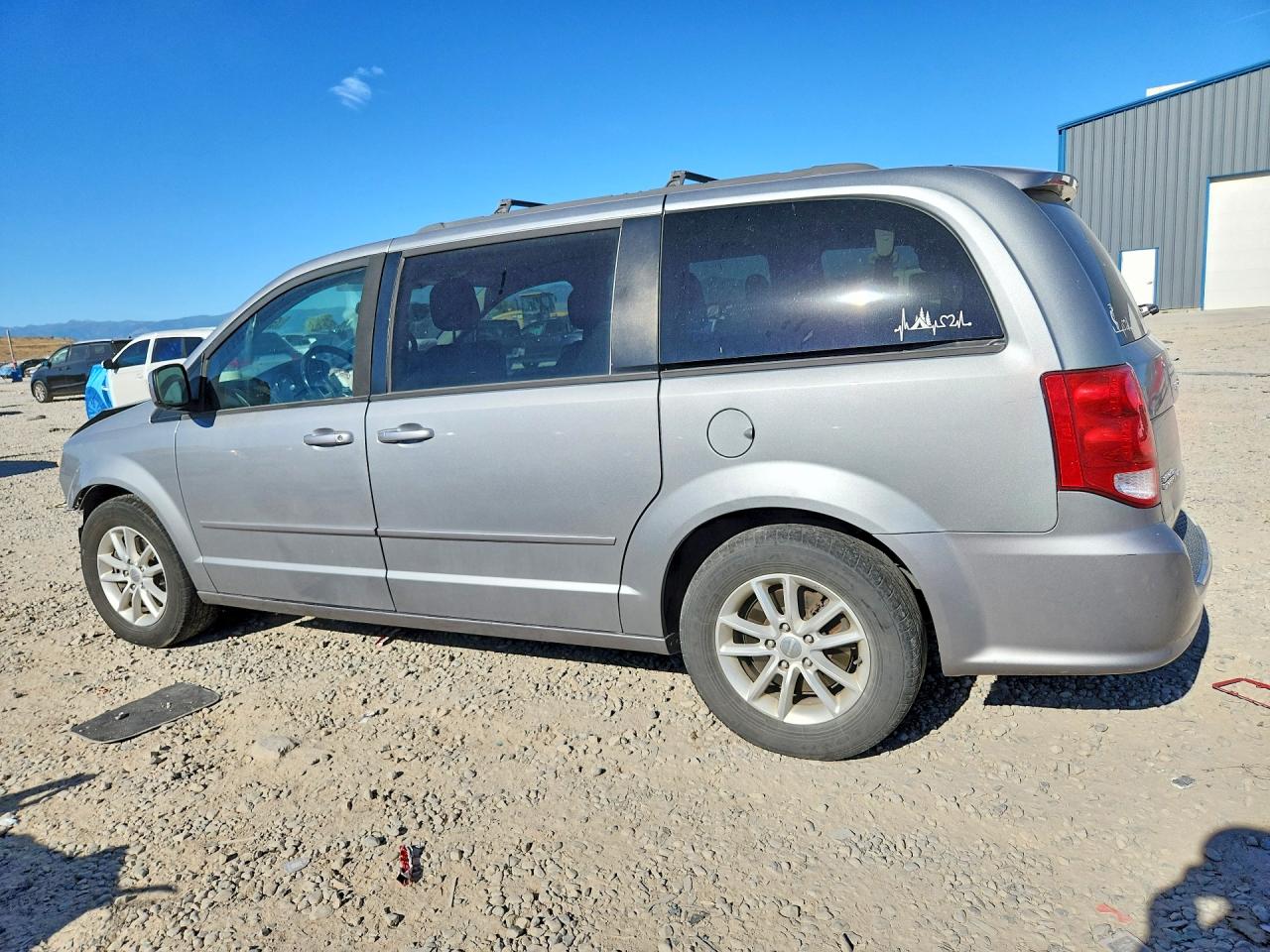 2014 Dodge Grand Caravan Sxt Gray vin: 2C4RDGCG7ER478703