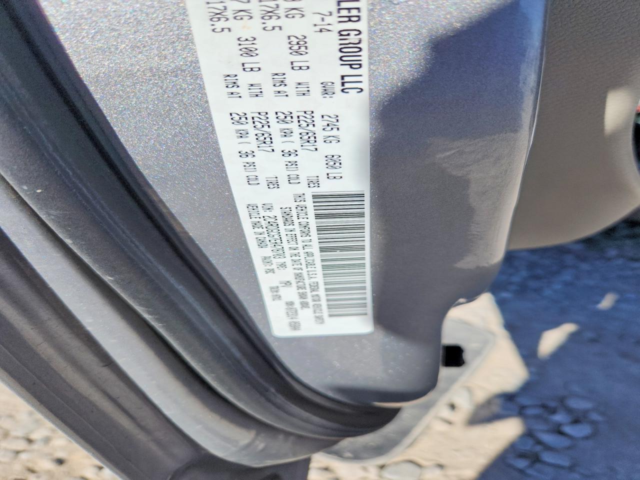 2014 Dodge Grand Caravan Sxt Gray vin: 2C4RDGCG7ER478703