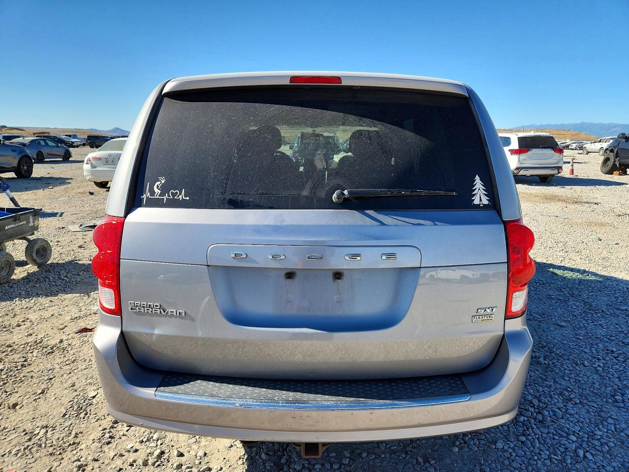 2014 Dodge Grand Caravan Sxt Gray vin: 2C4RDGCG7ER478703