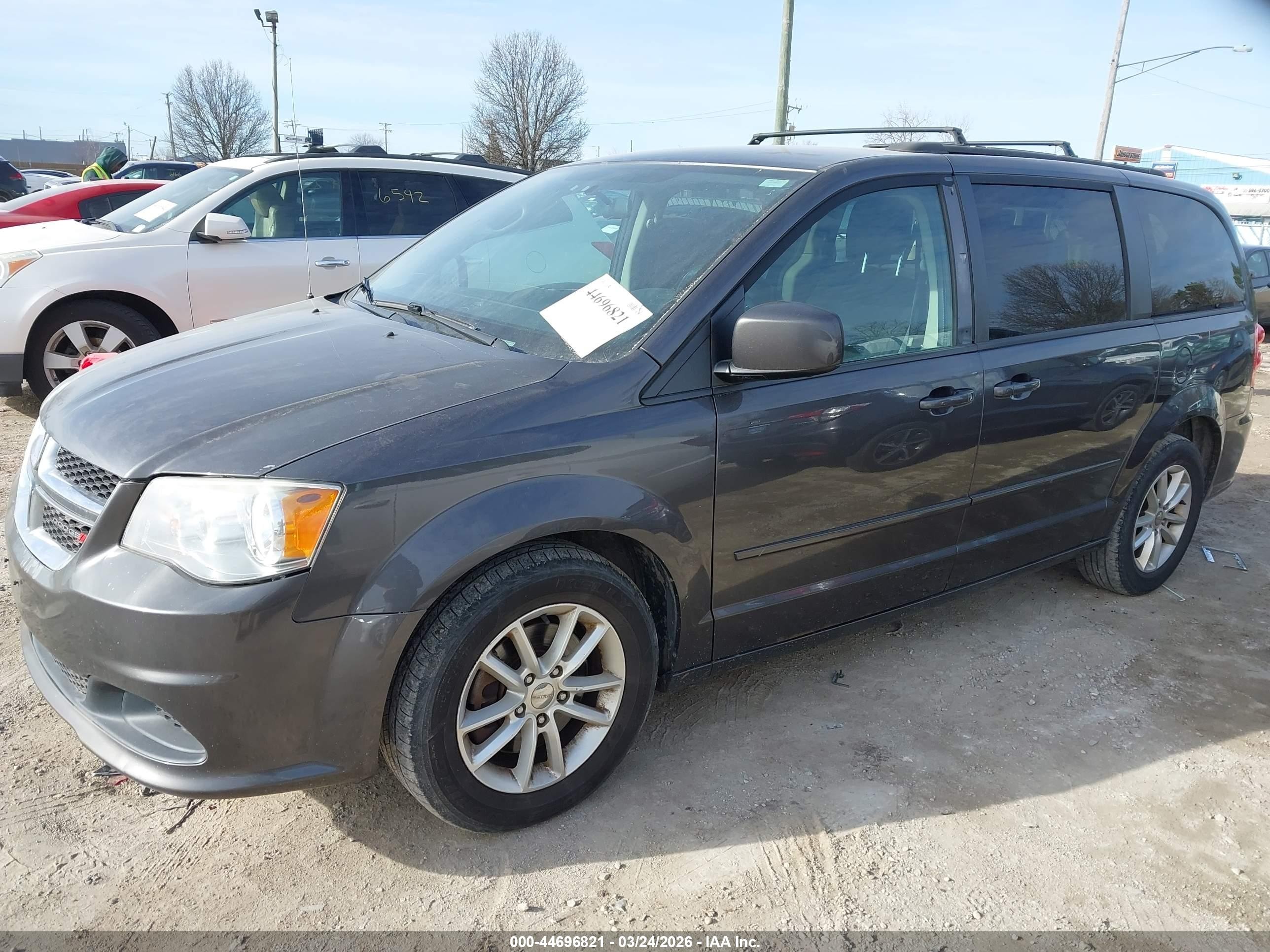 2015 Dodge Grand Caravan Sxt Gray vin: 2C4RDGCG7FR533037