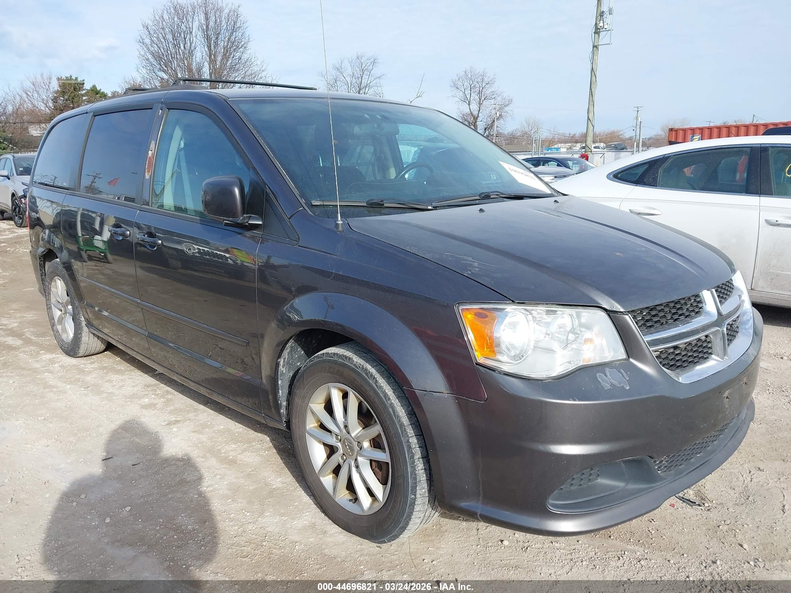 2015 Dodge Grand Caravan Sxt Gray vin: 2C4RDGCG7FR533037