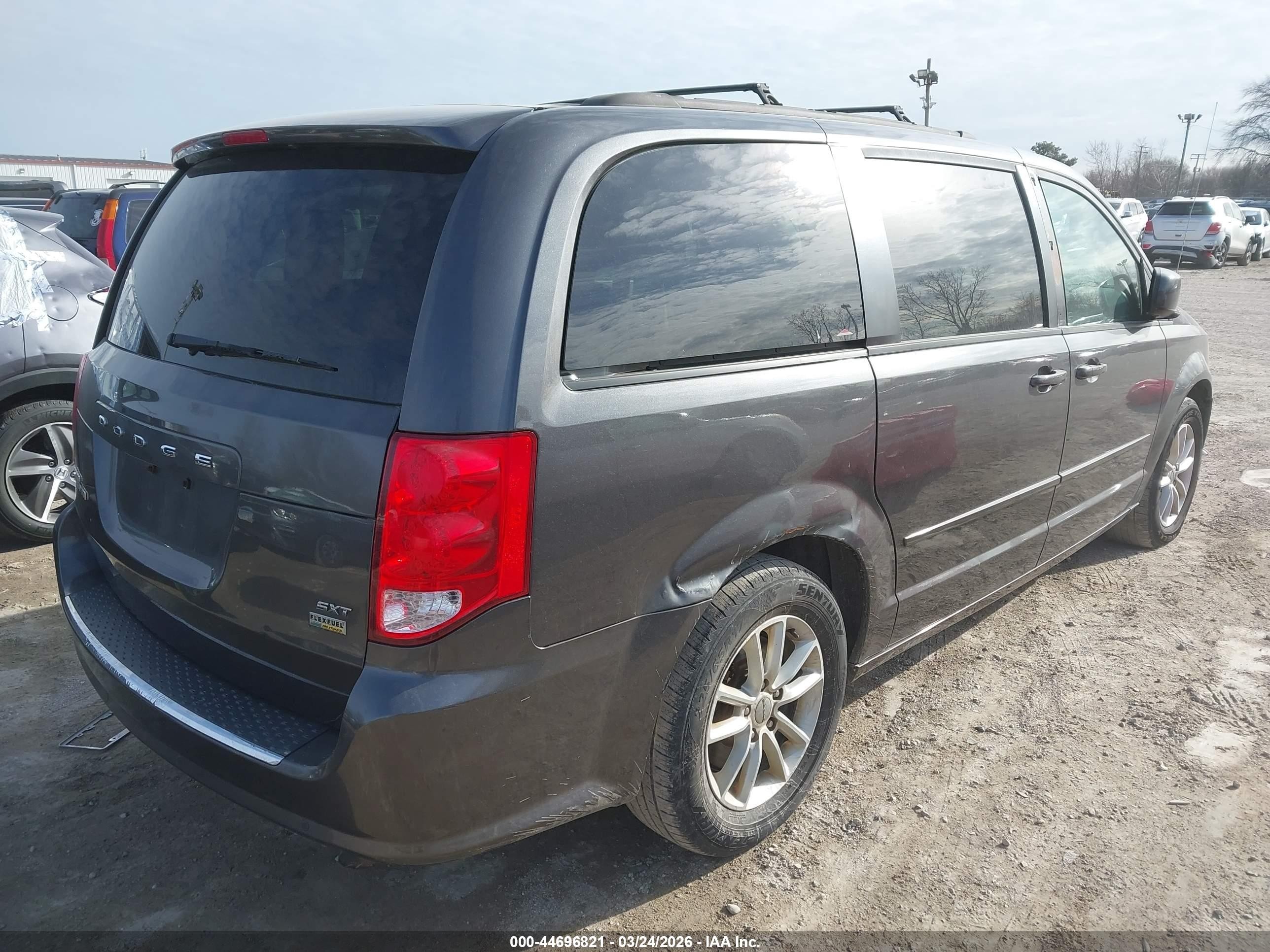 2015 Dodge Grand Caravan Sxt Gray vin: 2C4RDGCG7FR533037
