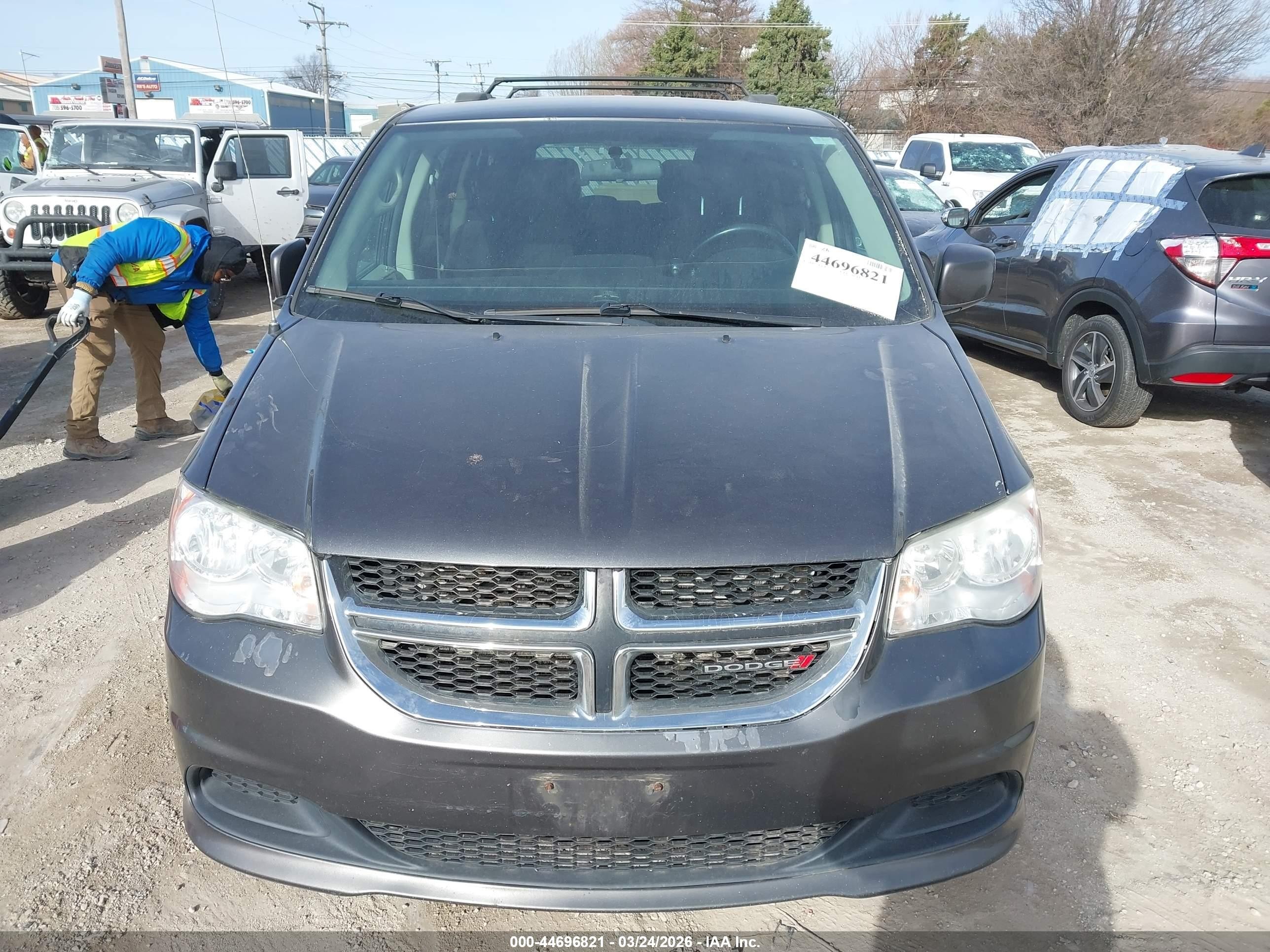 2015 Dodge Grand Caravan Sxt Gray vin: 2C4RDGCG7FR533037