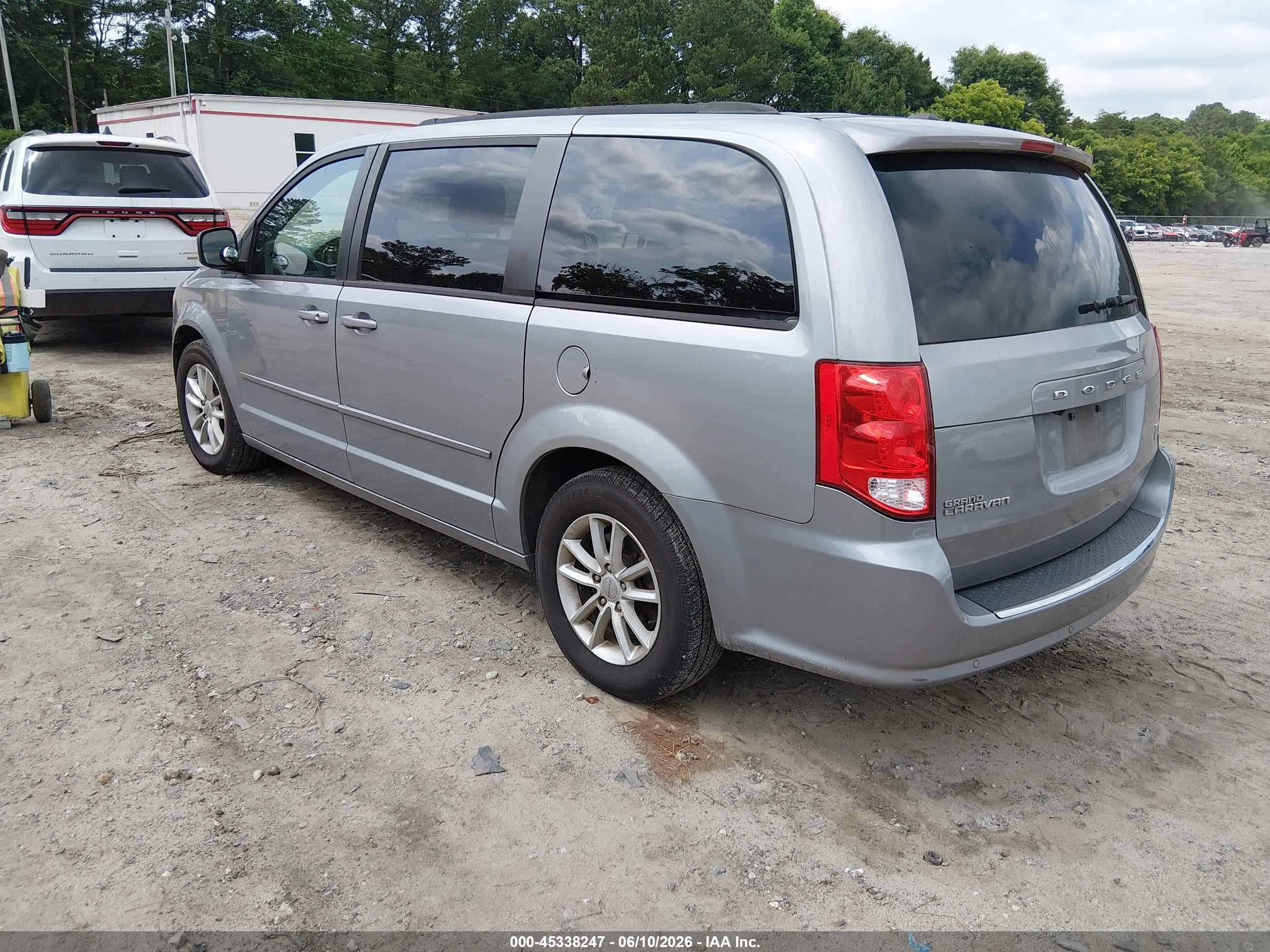 2015 Dodge Grand Caravan Sxt Silver vin: 2C4RDGCG7FR540263