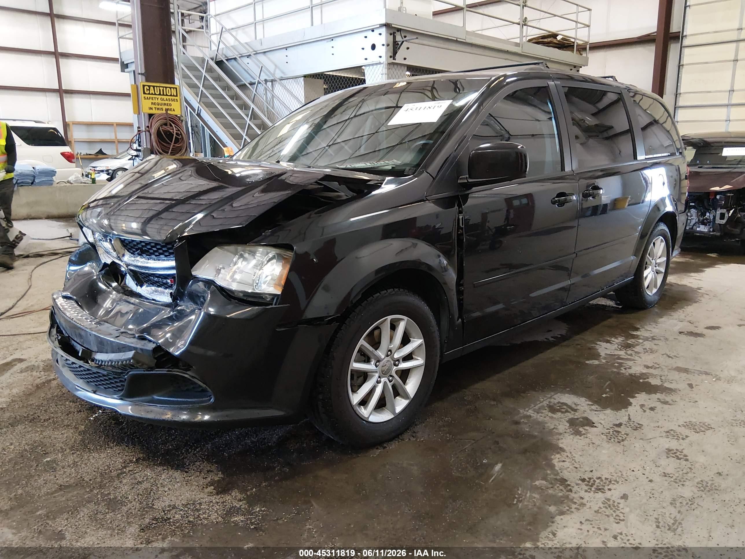 2015 Dodge Grand Caravan Sxt Black vin: 2C4RDGCG7FR541610