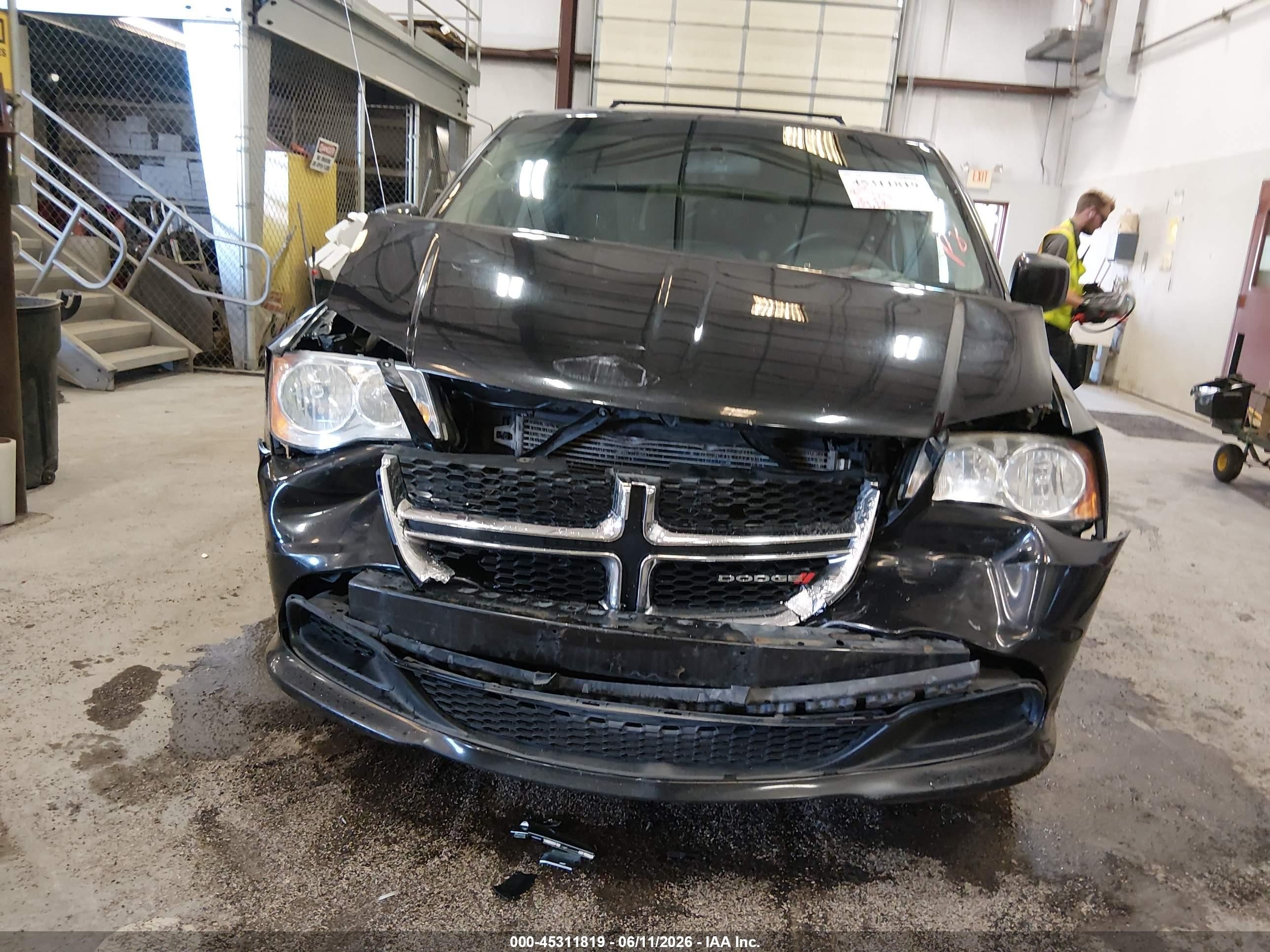 2015 Dodge Grand Caravan Sxt Black vin: 2C4RDGCG7FR541610