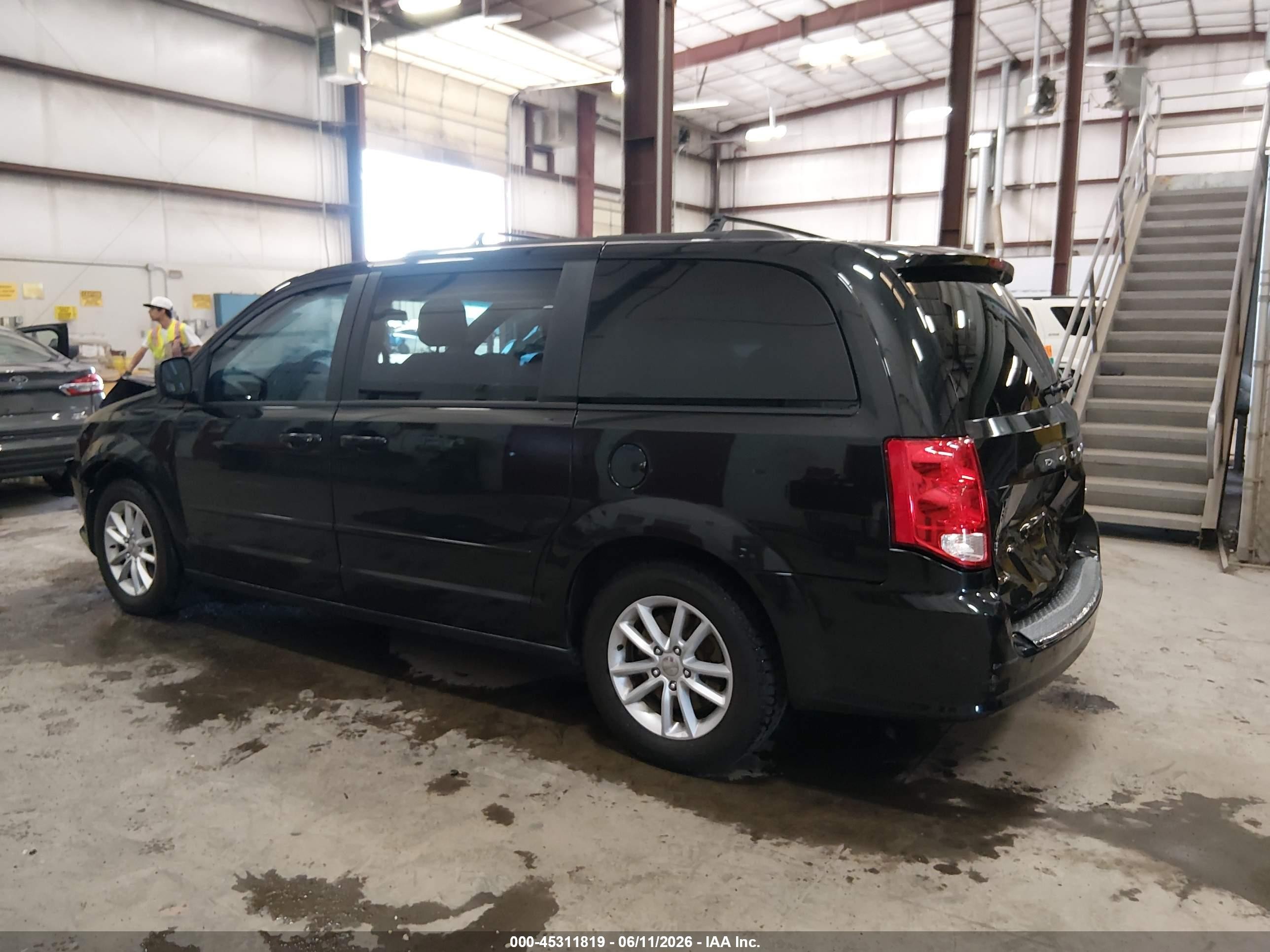 2015 Dodge Grand Caravan Sxt Black vin: 2C4RDGCG7FR541610