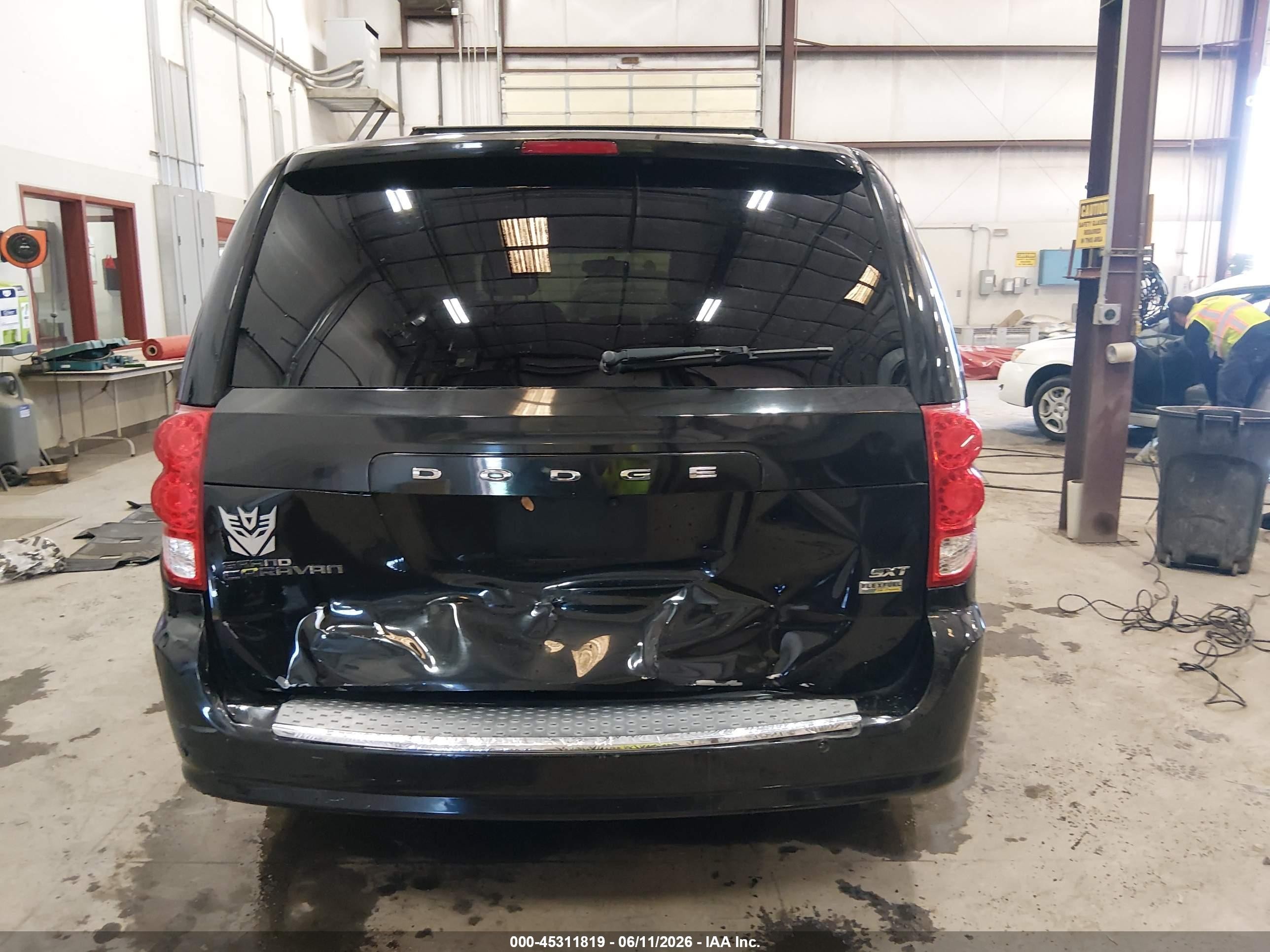 2015 Dodge Grand Caravan Sxt Black vin: 2C4RDGCG7FR541610