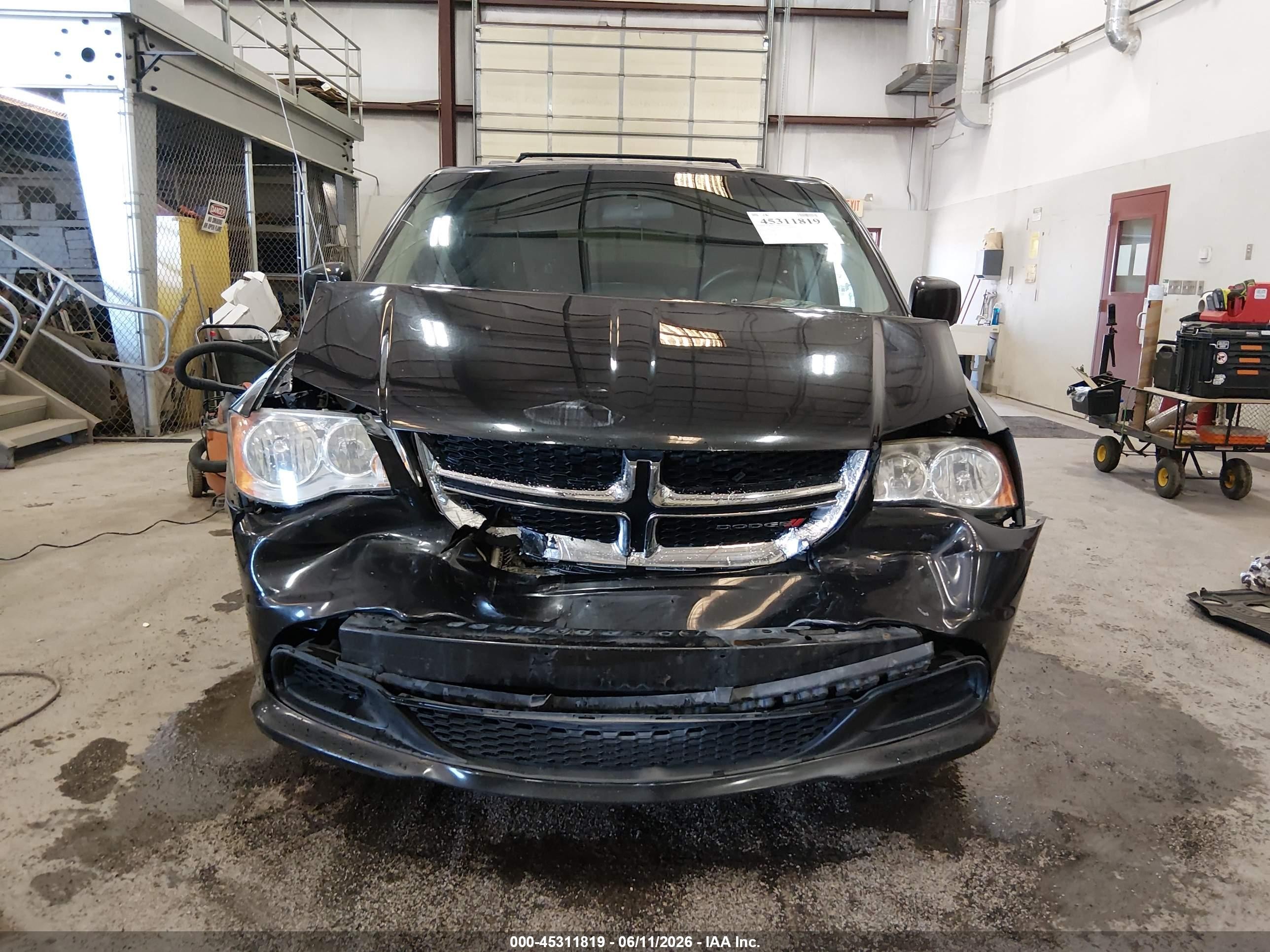 2015 Dodge Grand Caravan Sxt Black vin: 2C4RDGCG7FR541610