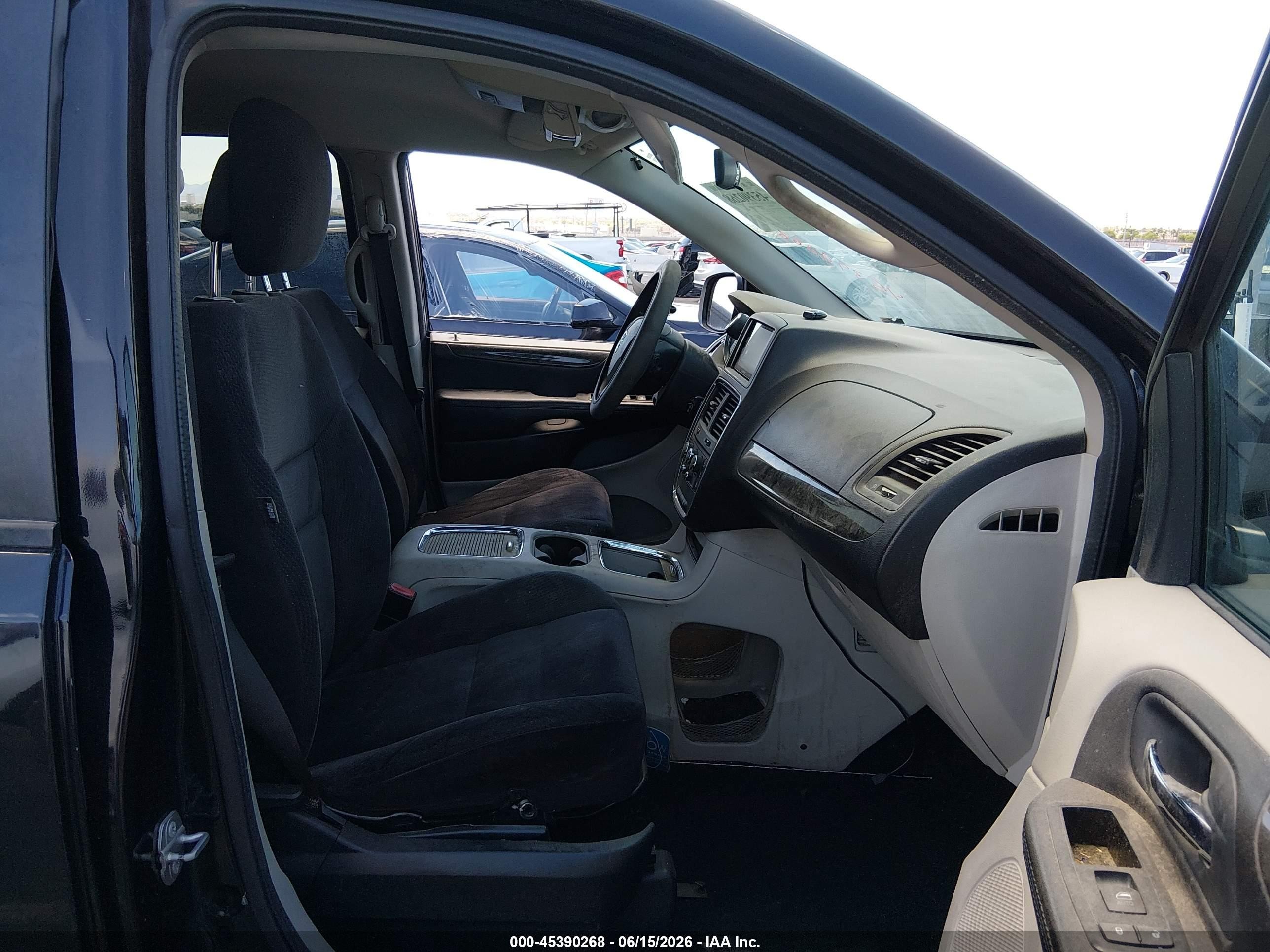 2015 Dodge Grand Caravan Sxt Black vin: 2C4RDGCG7FR556978