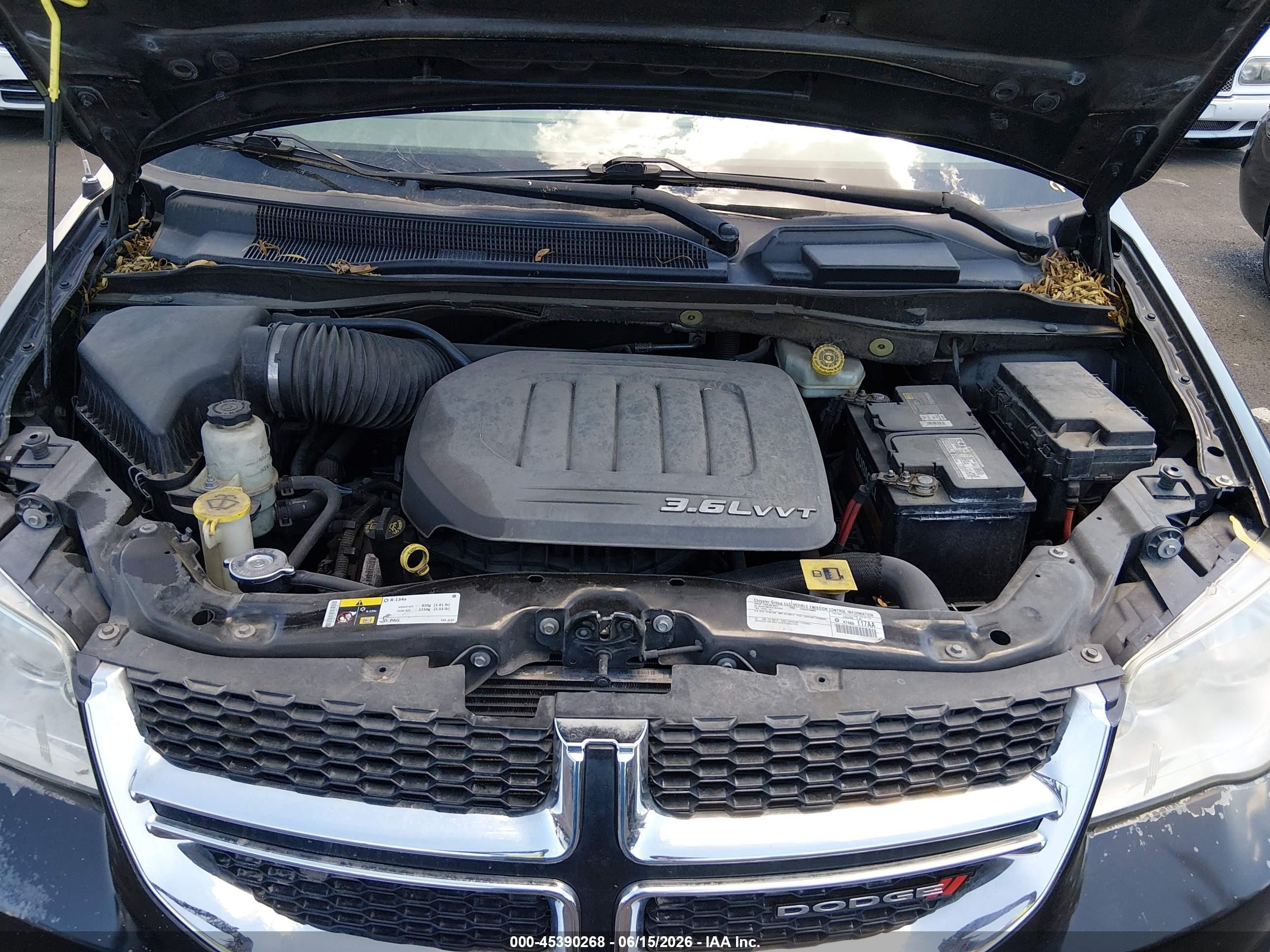 2015 Dodge Grand Caravan Sxt Black vin: 2C4RDGCG7FR556978