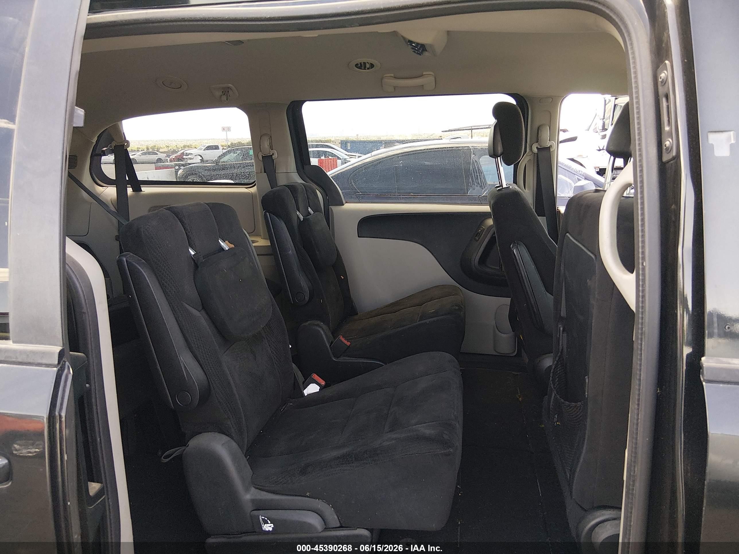 2015 Dodge Grand Caravan Sxt Black vin: 2C4RDGCG7FR556978