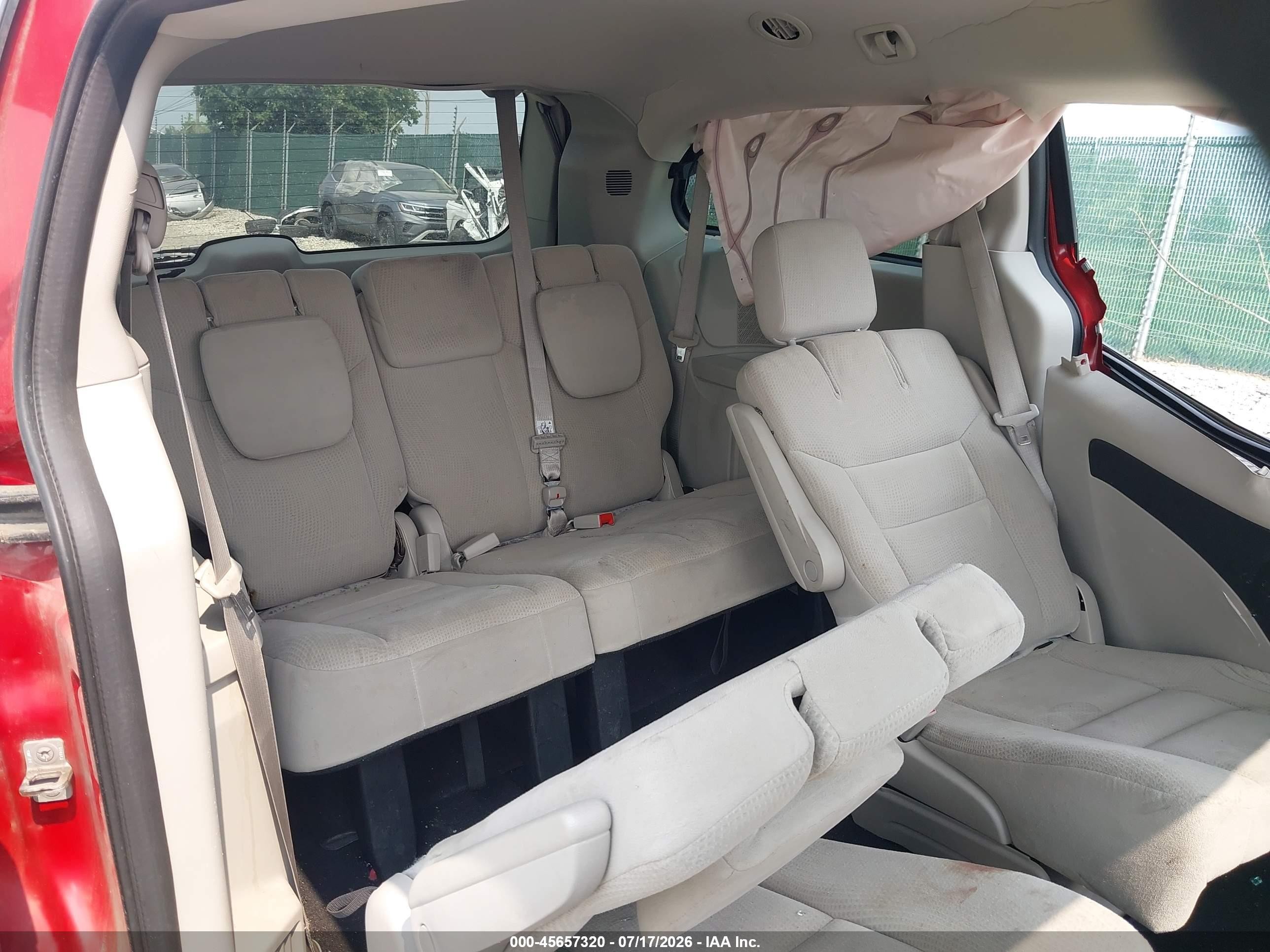 2015 Dodge Grand Caravan Sxt Красный vin: 2C4RDGCG7FR616998