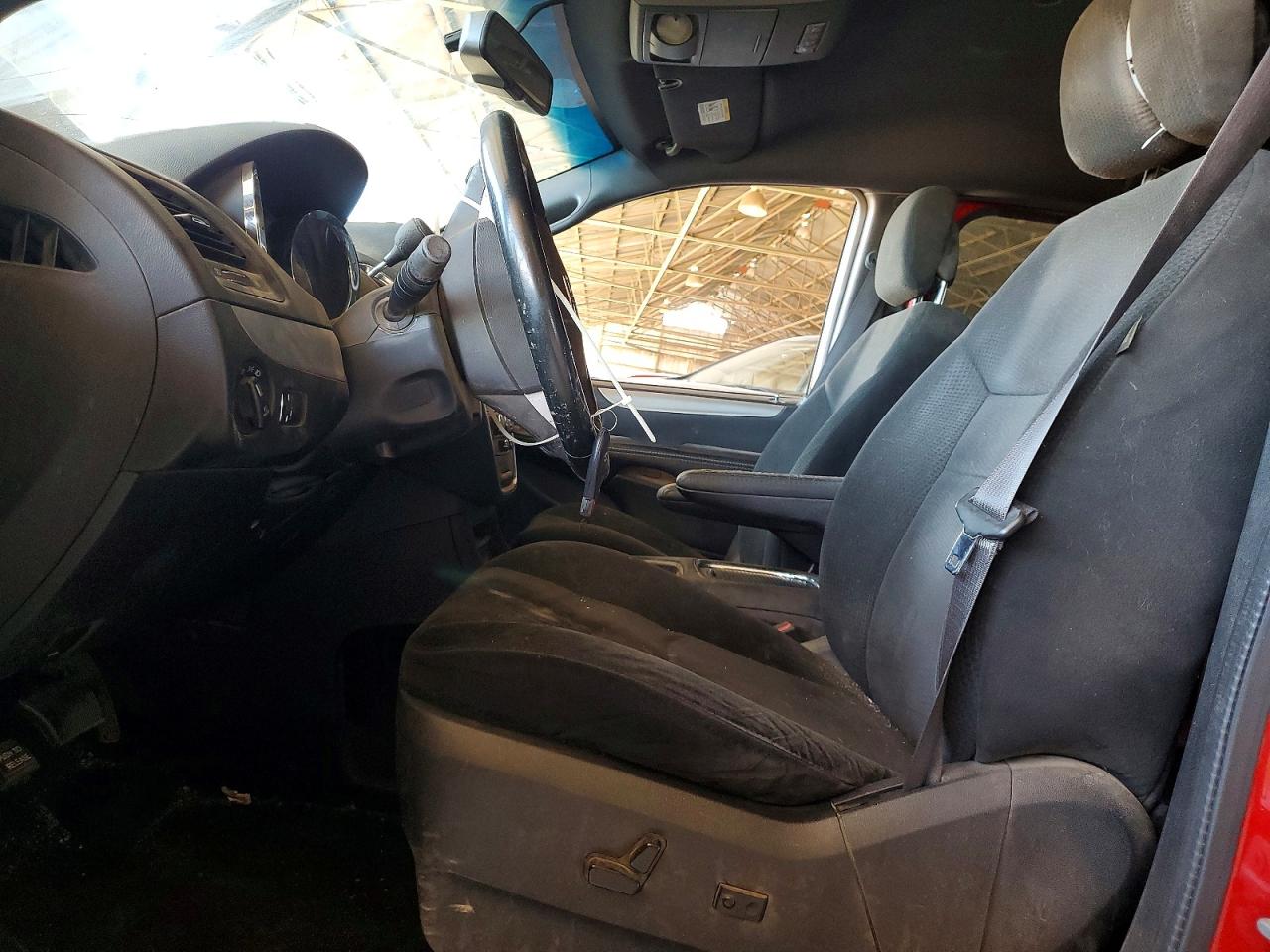 2015 Dodge Grand Caravan Sxt Red vin: 2C4RDGCG7FR623983